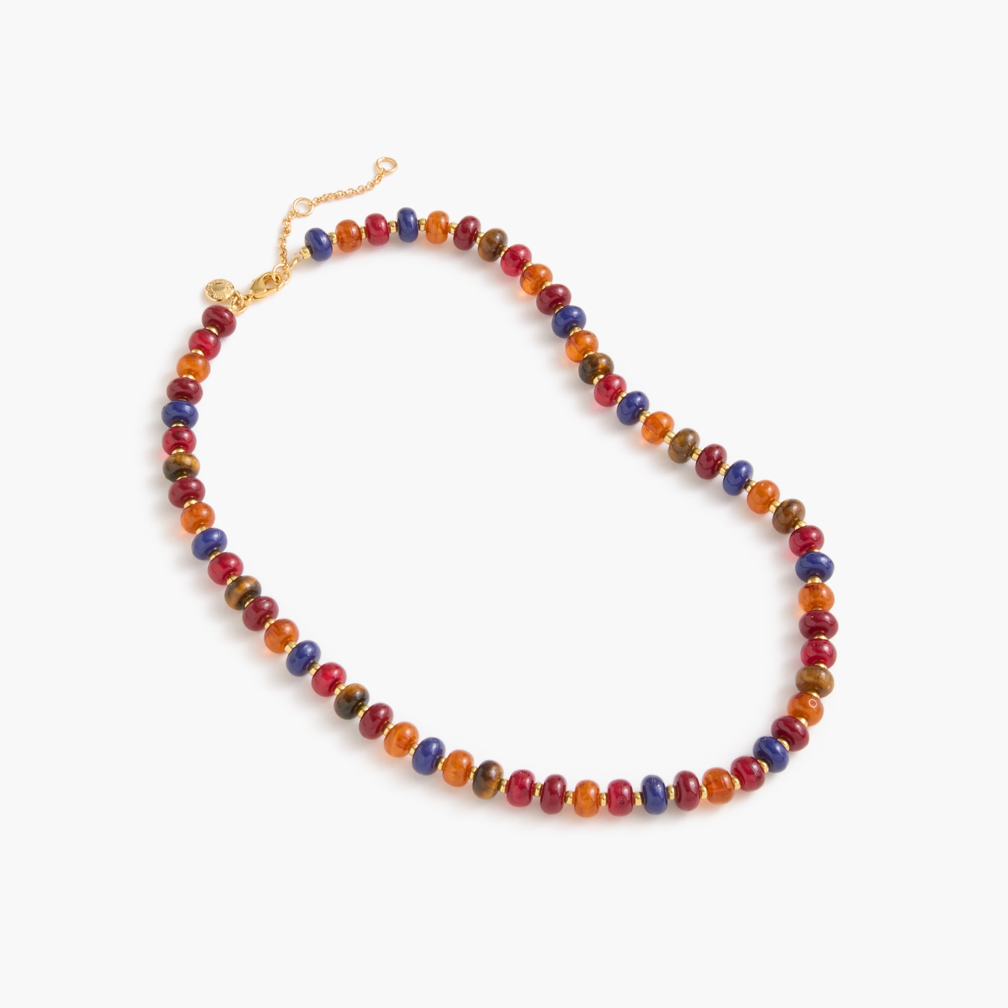 Oval beaded necklace