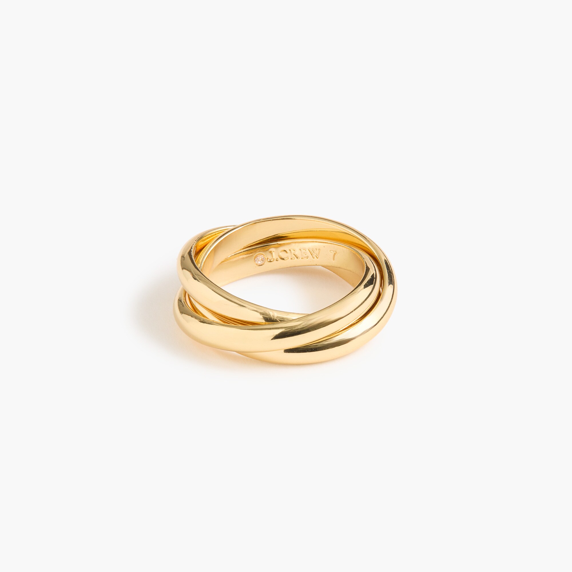 Gold Trinity Ring For Women | Factory
