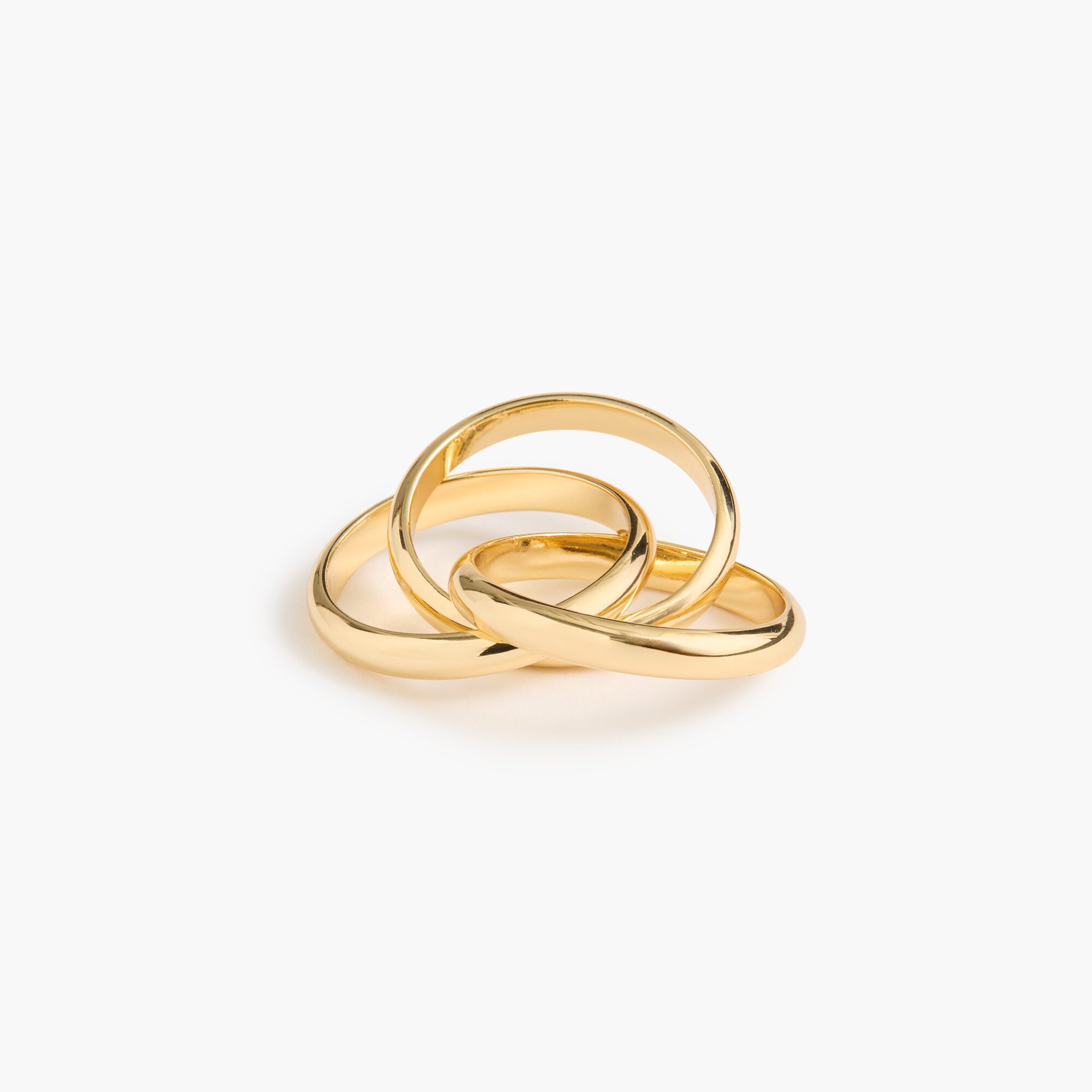 Gold trinity ring