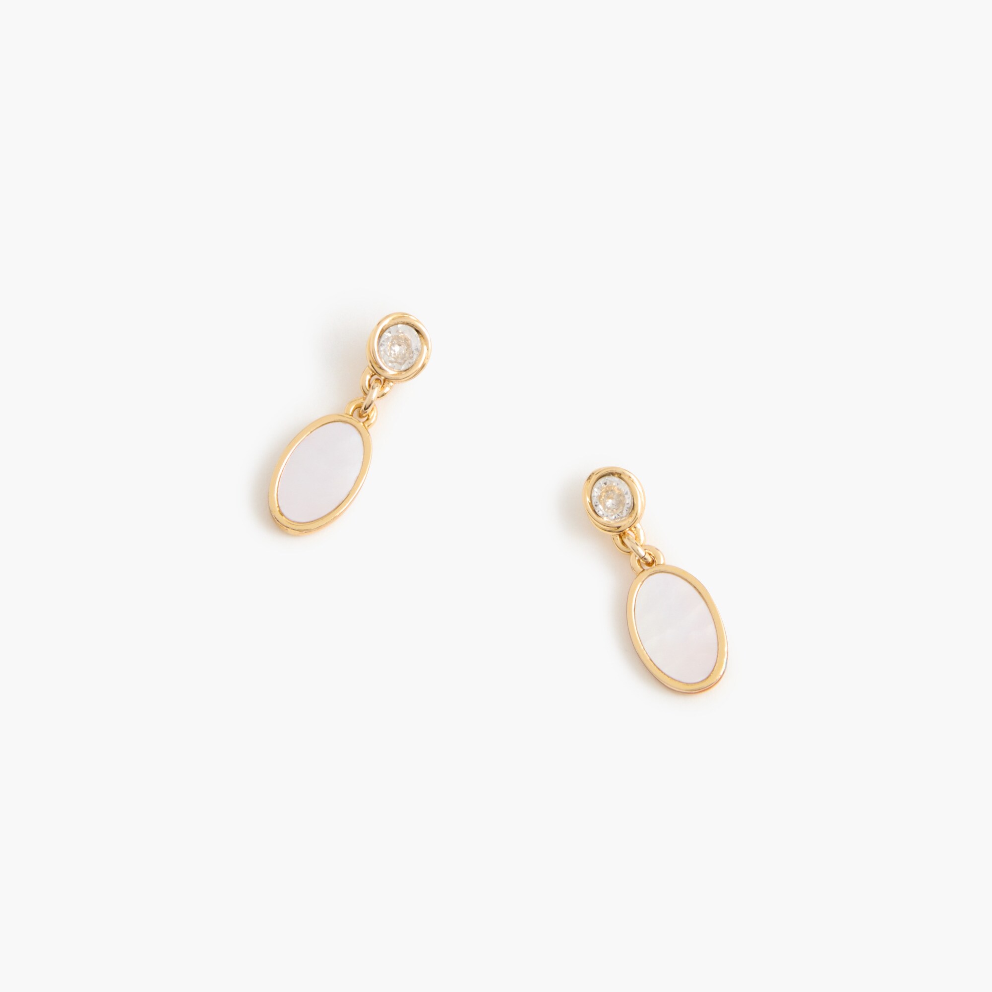 oval drop earrings for women