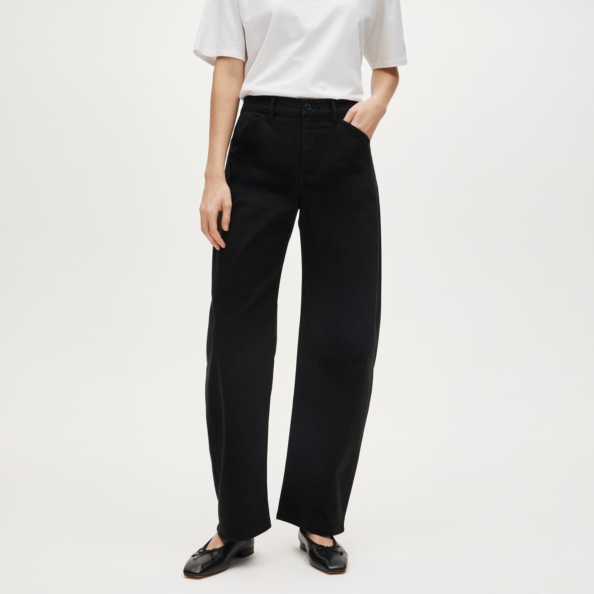 Zoe barrel pant in chino