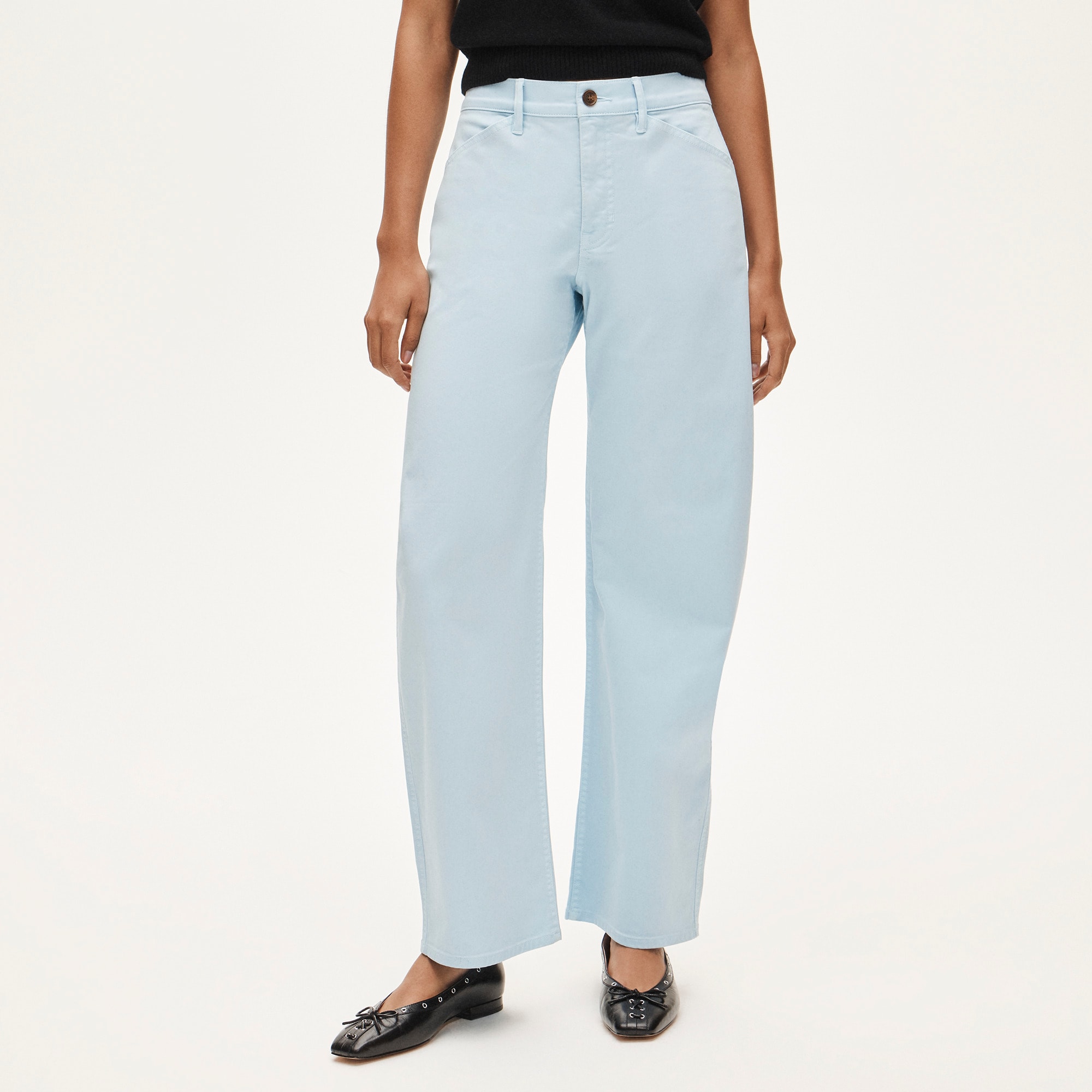 Zoe barrel pant in chino