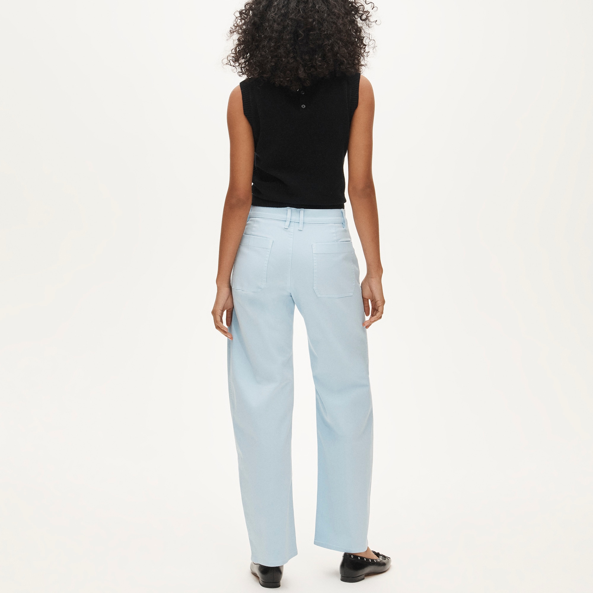 Zoe barrel pant in chino