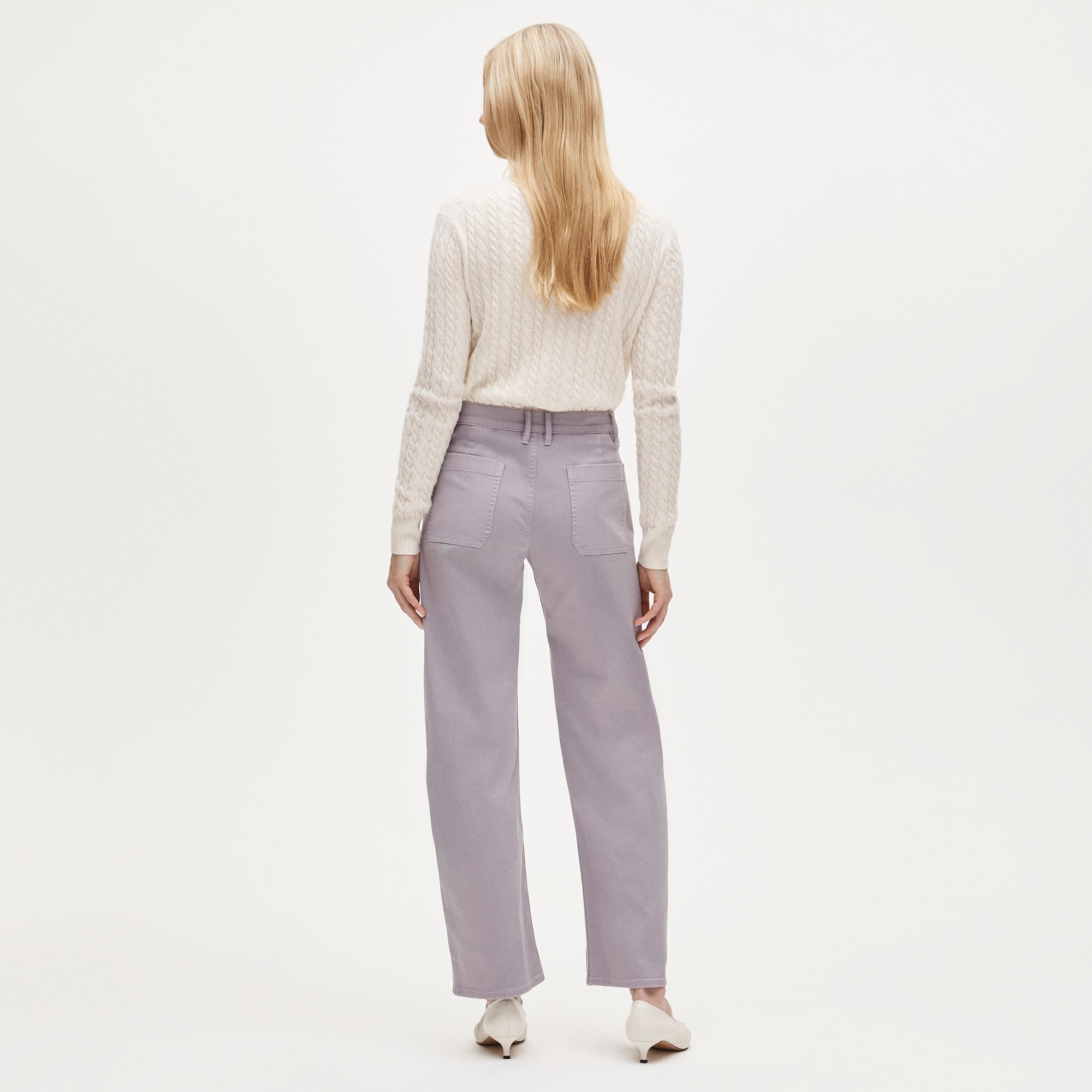 Zoe barrel pant in chino - image 5