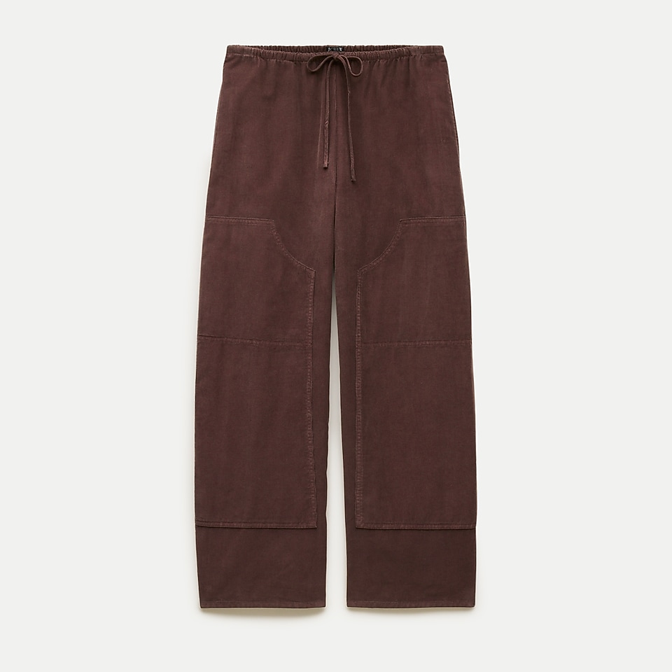 Cameron Slim Crop Pant In Black Watch Tartan Stretch Wool For