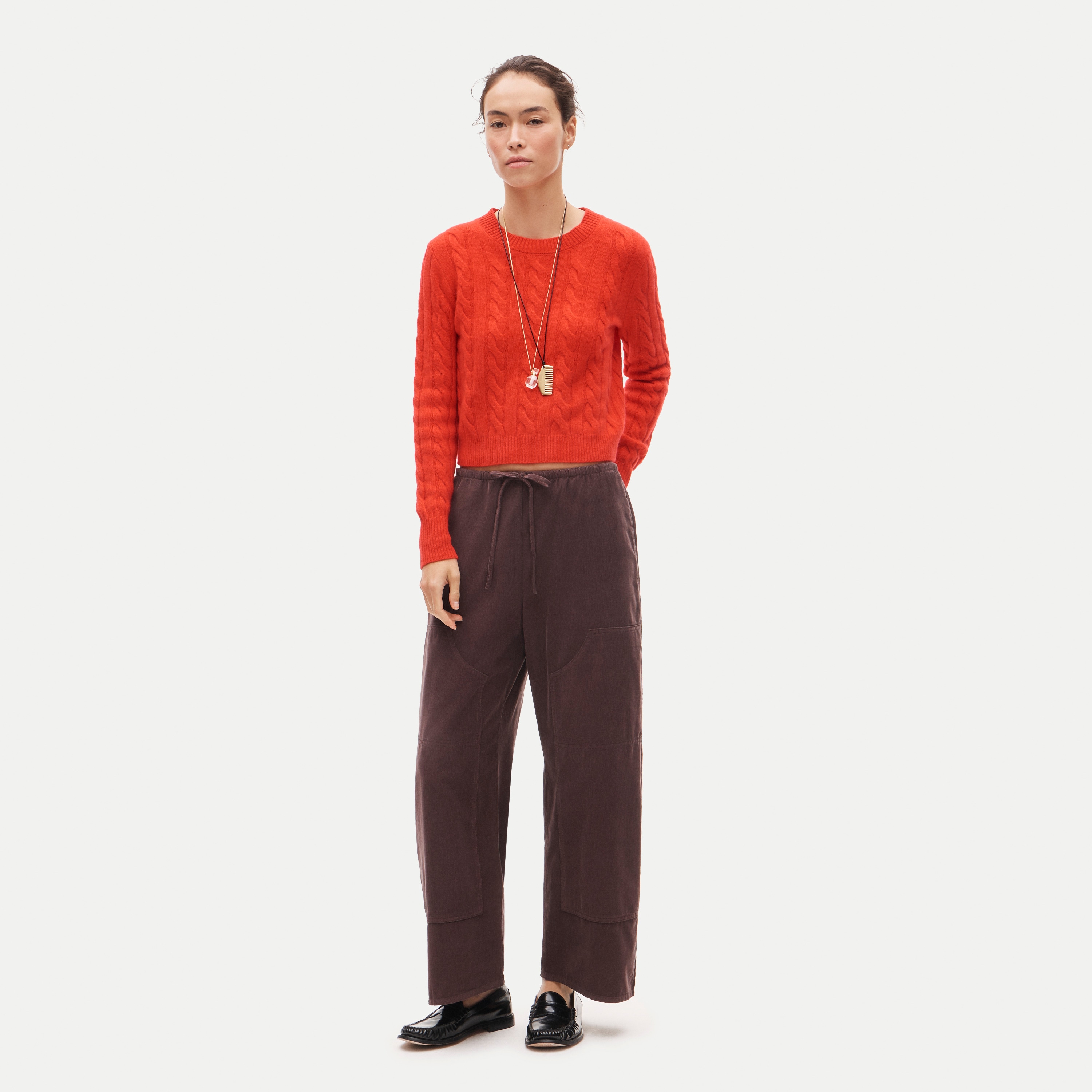 Luna pant in lightweight corduroy