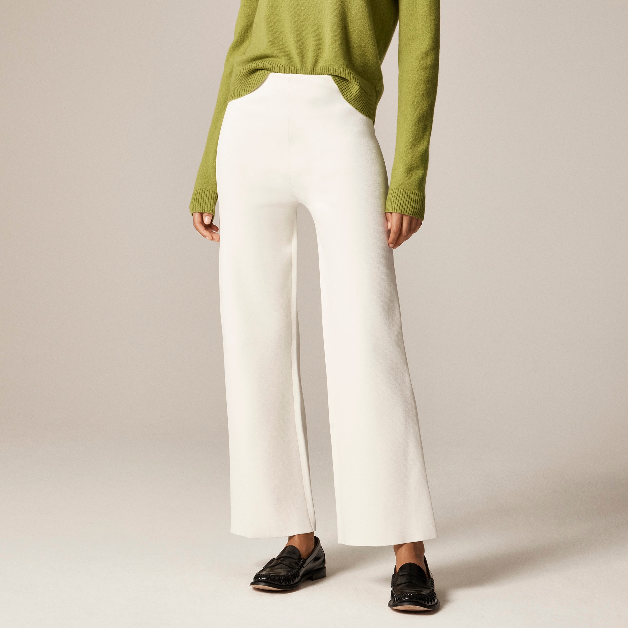 Slim-wide sweater pant - image 3