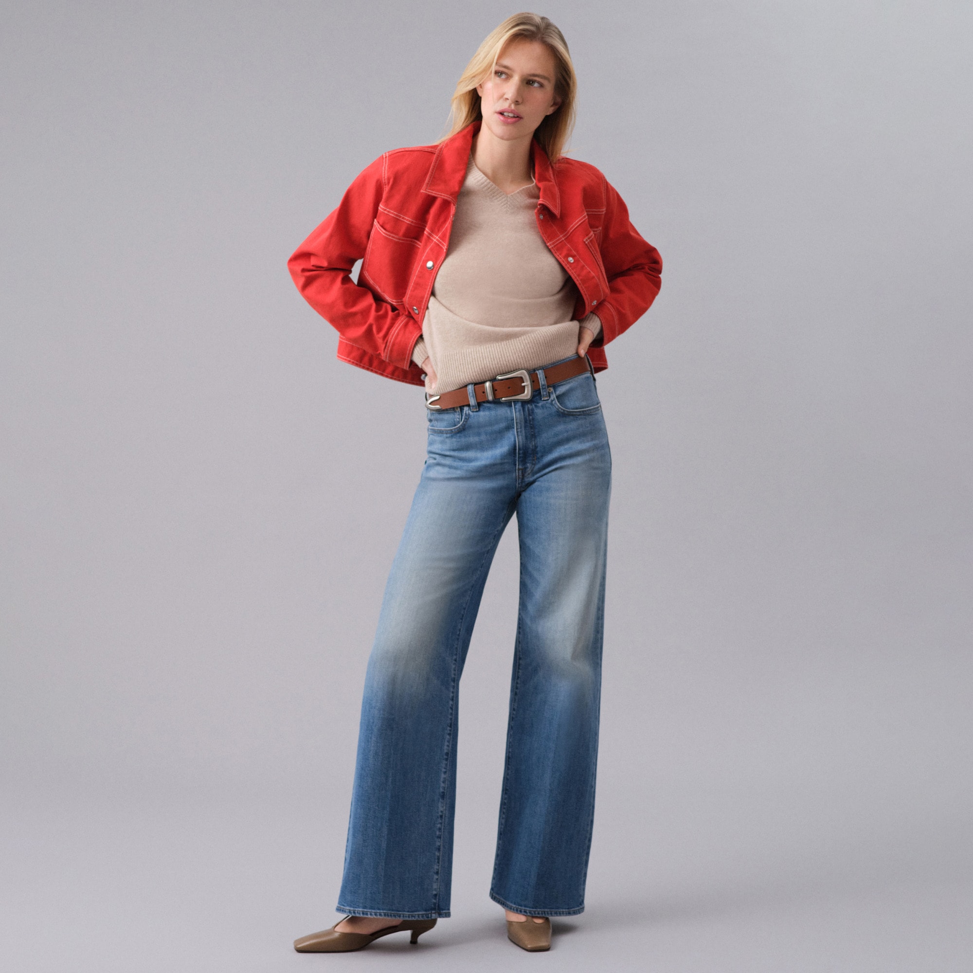 Denim trouser jean