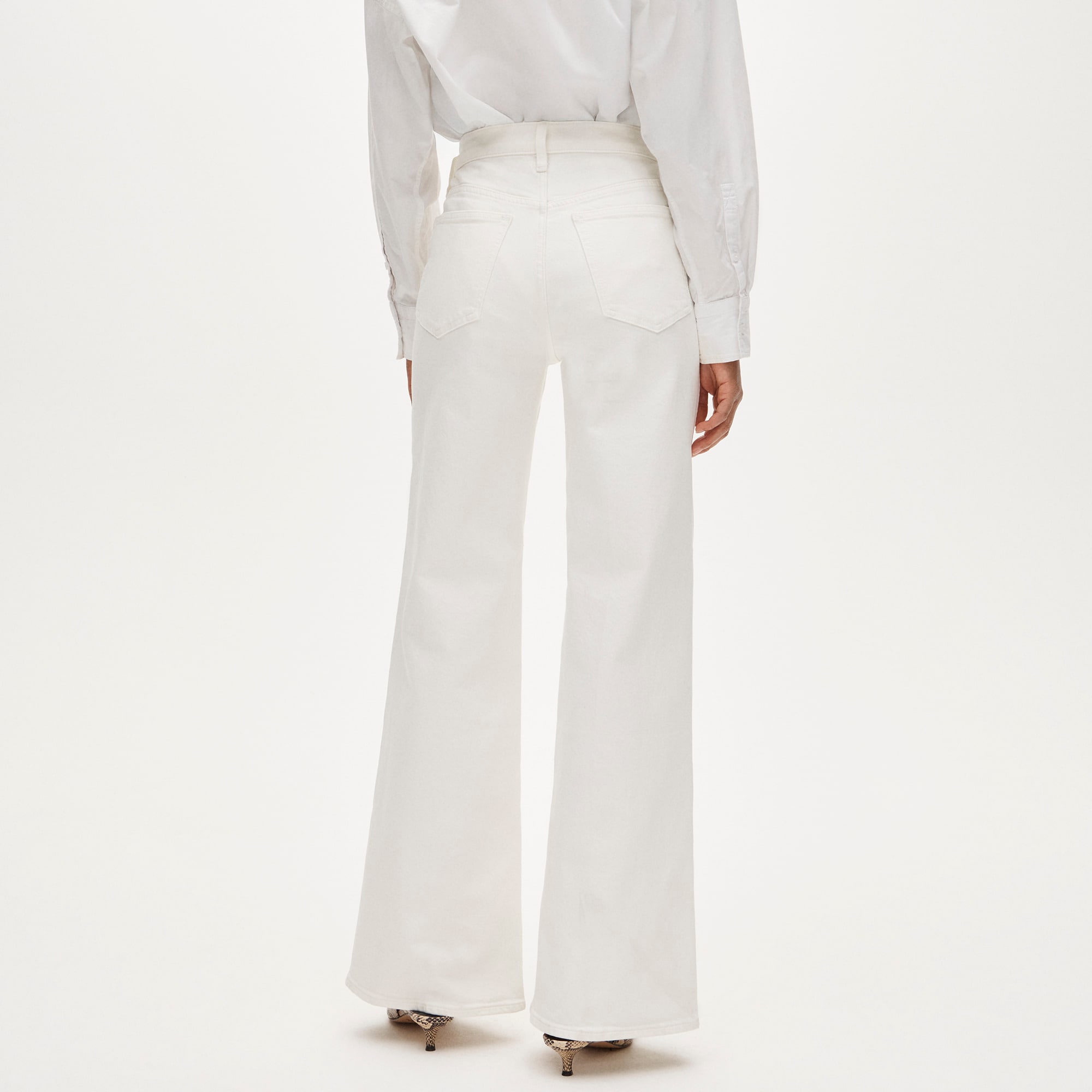 Patch-pocket denim trouser