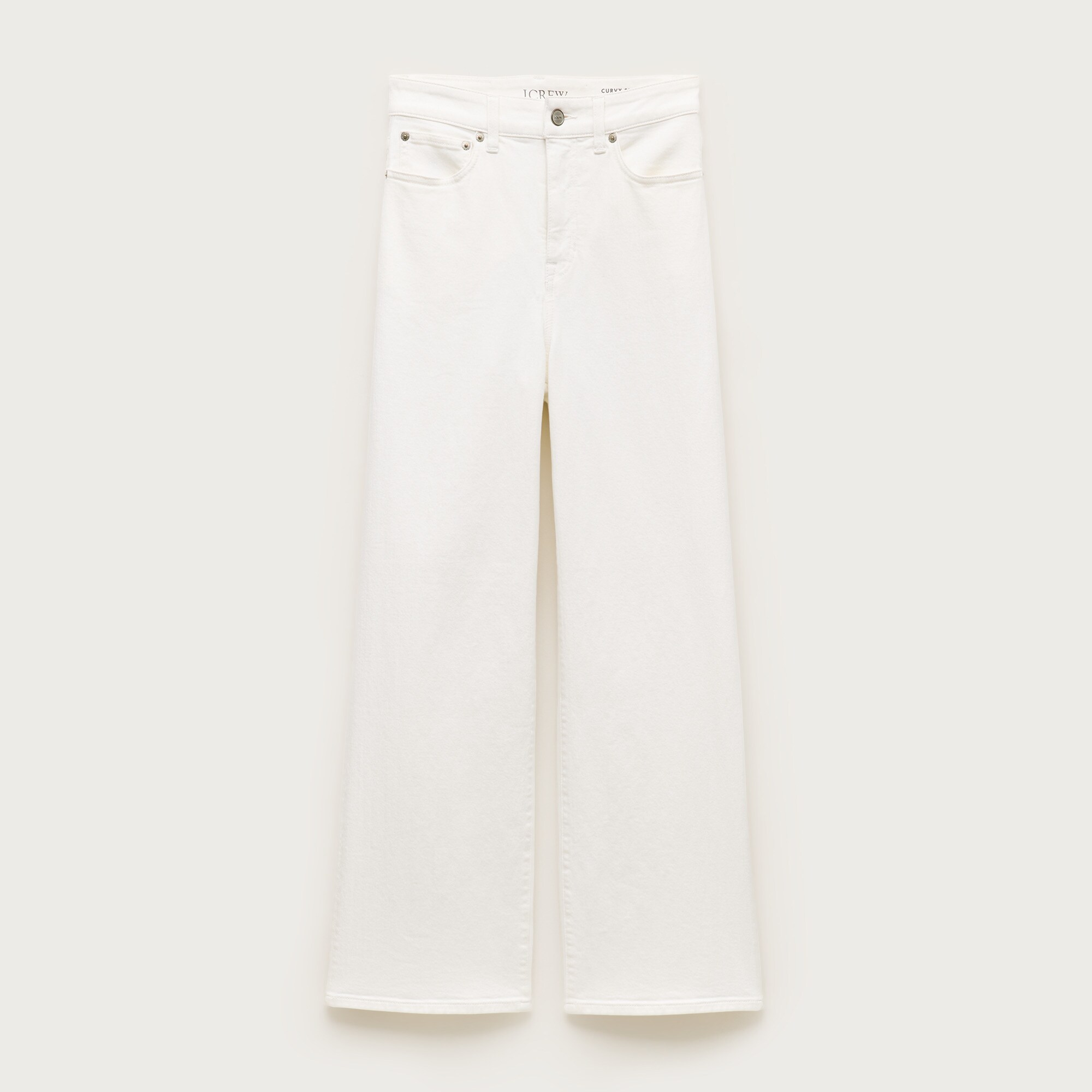 Curvy slim-wide jean