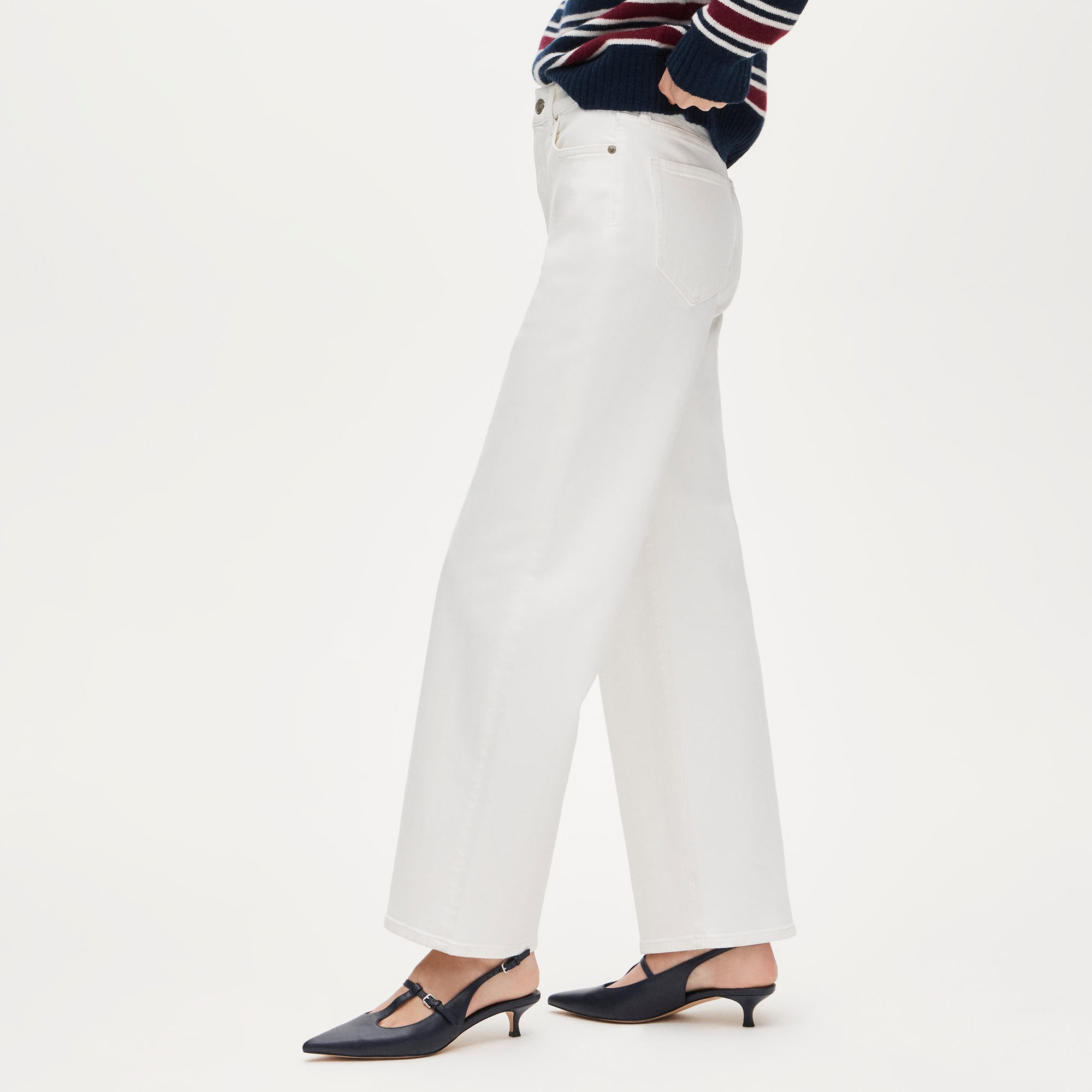 Curvy slim-wide jean