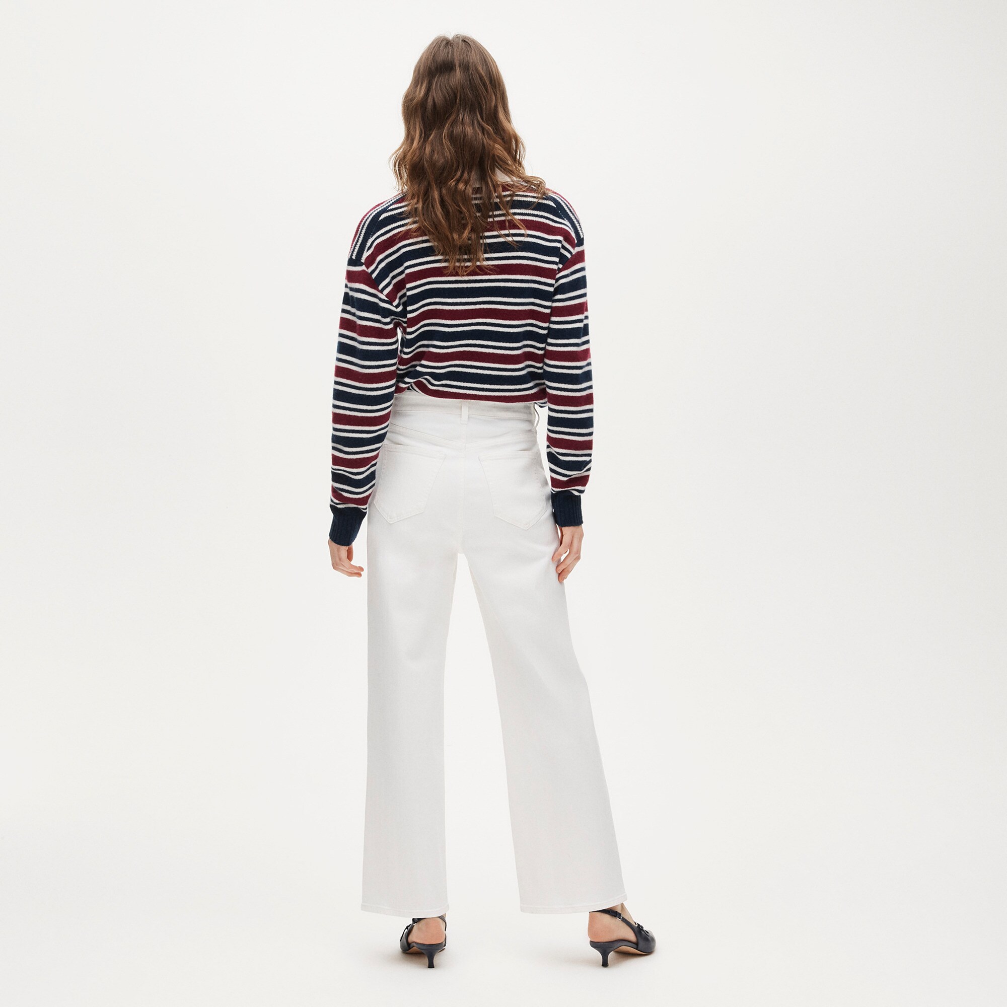 Curvy slim-wide jean