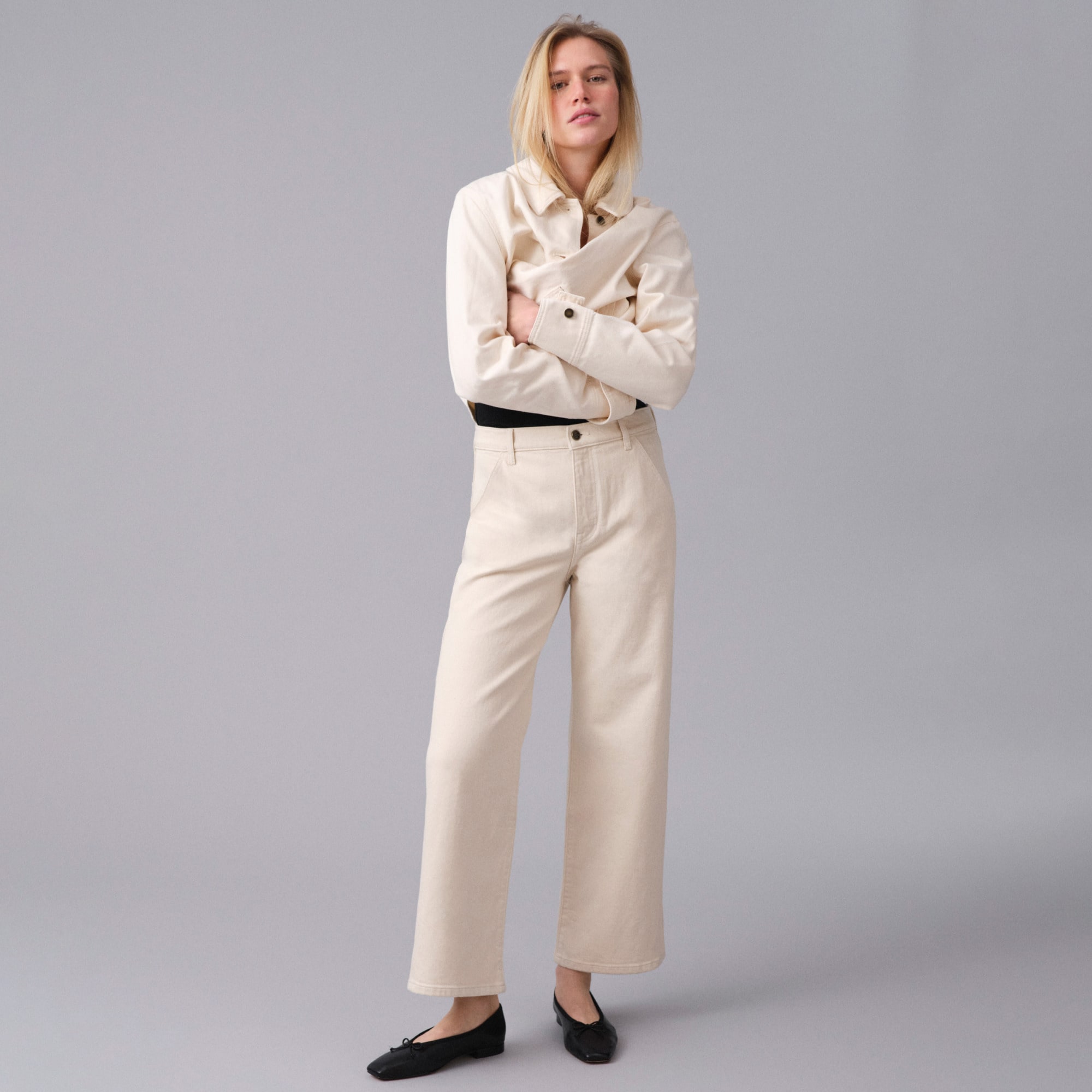 Utility slim-wide jean