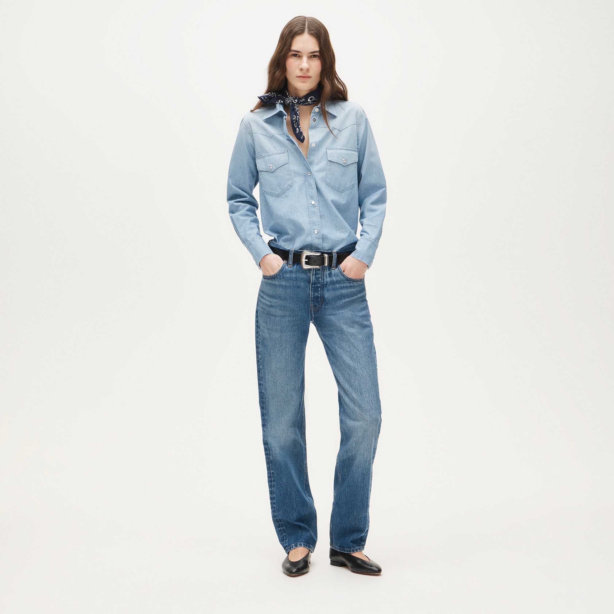 Western straight jean