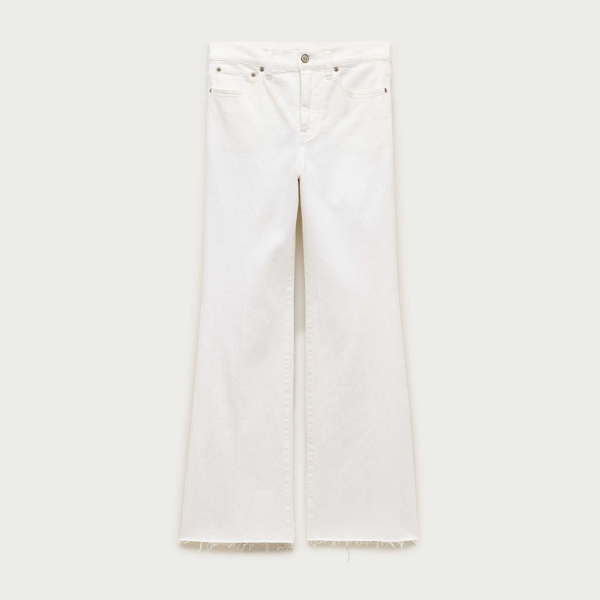 Charley Kickout Cropped Jean In Super-stretch With Patch Pockets