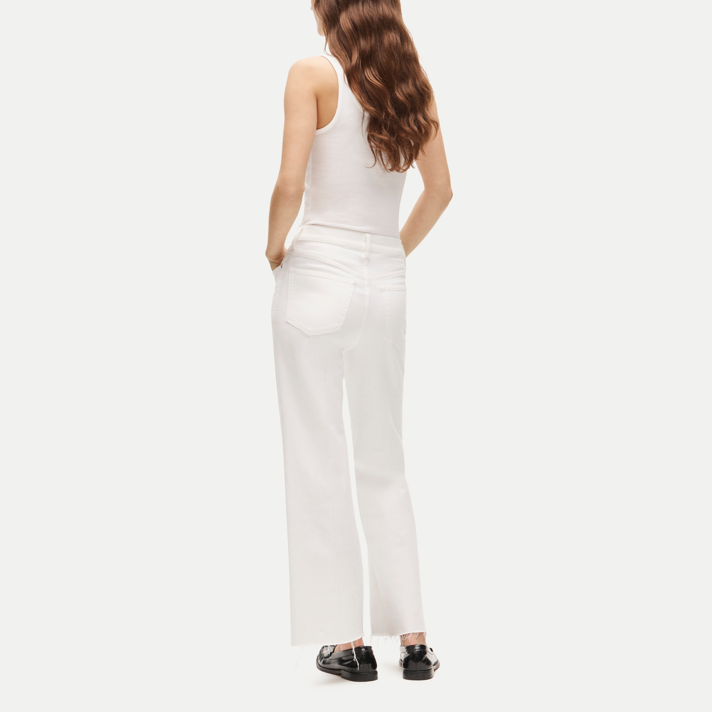 Charley kickout cropped jean in super-stretch