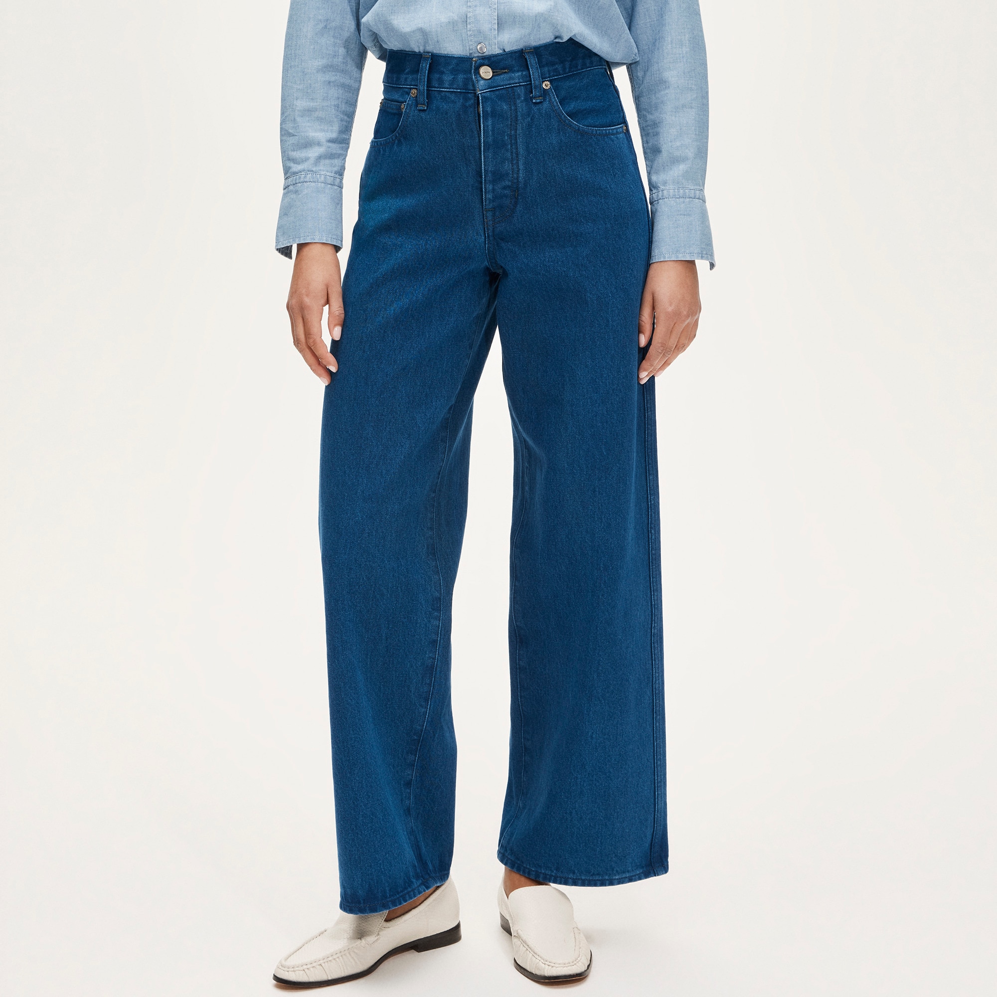 Everyday wide-leg ankle jean in rigid - image 3