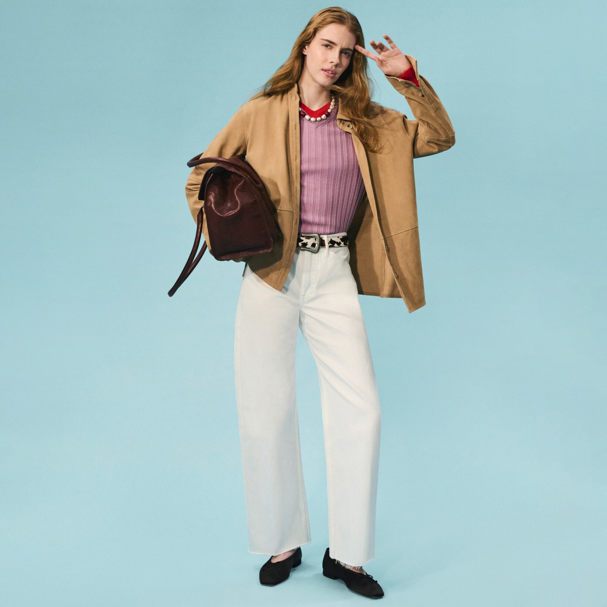 womens Zoe barrel jean