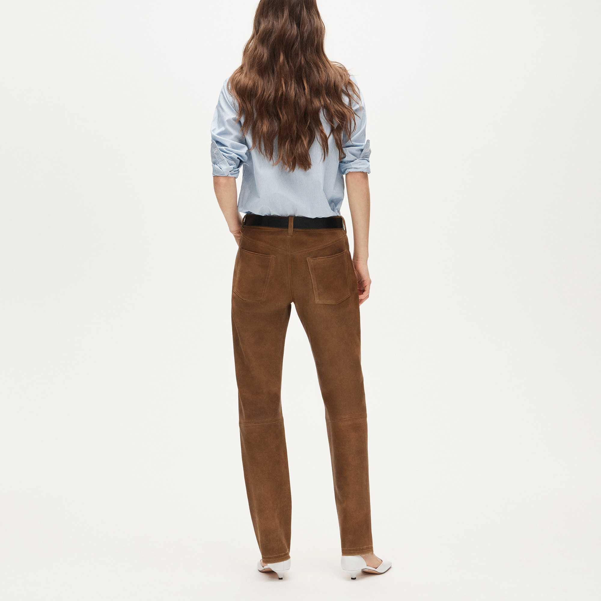 Western straight pant in leather - image 5