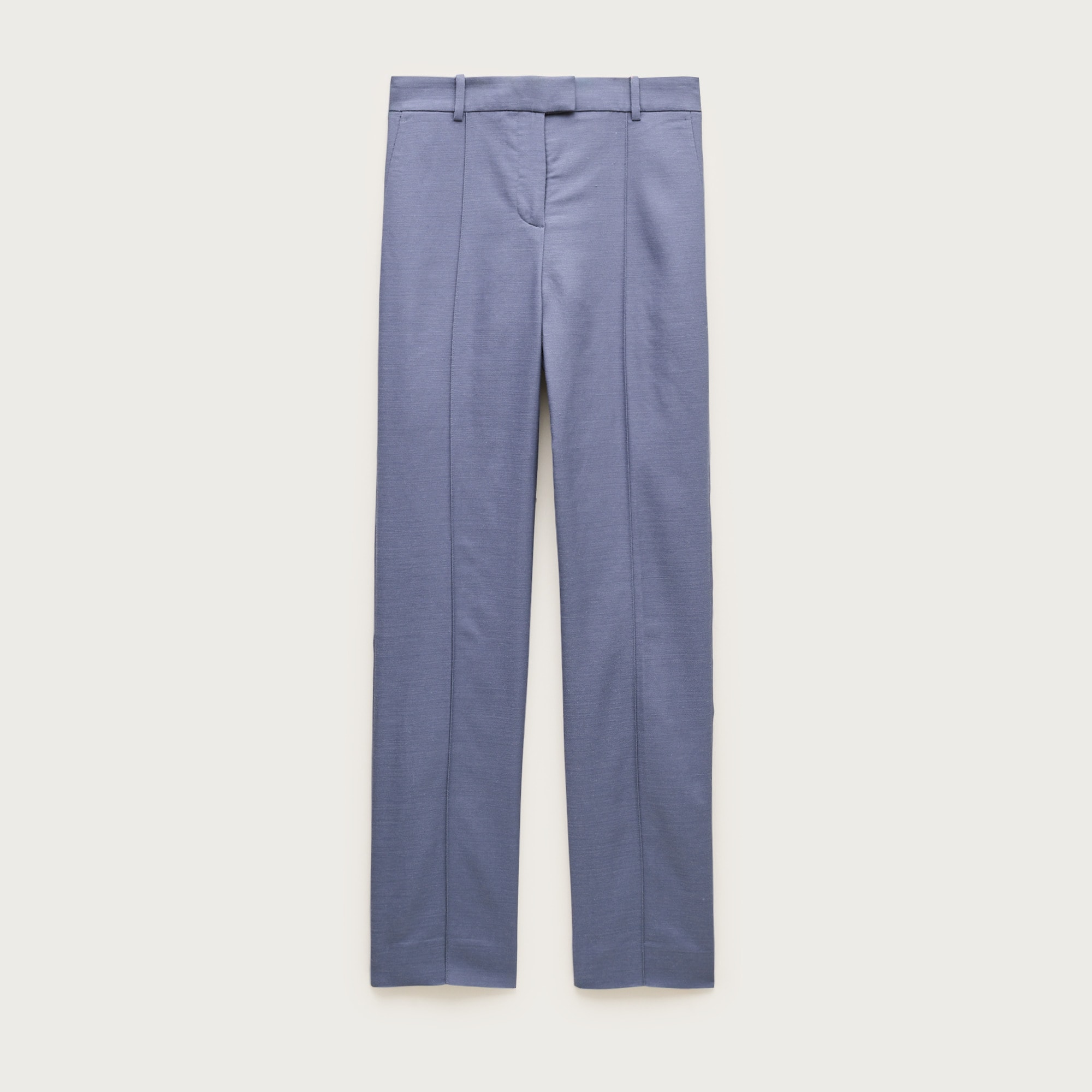 Petite Stella pant in Gramercy linen blend - Blue