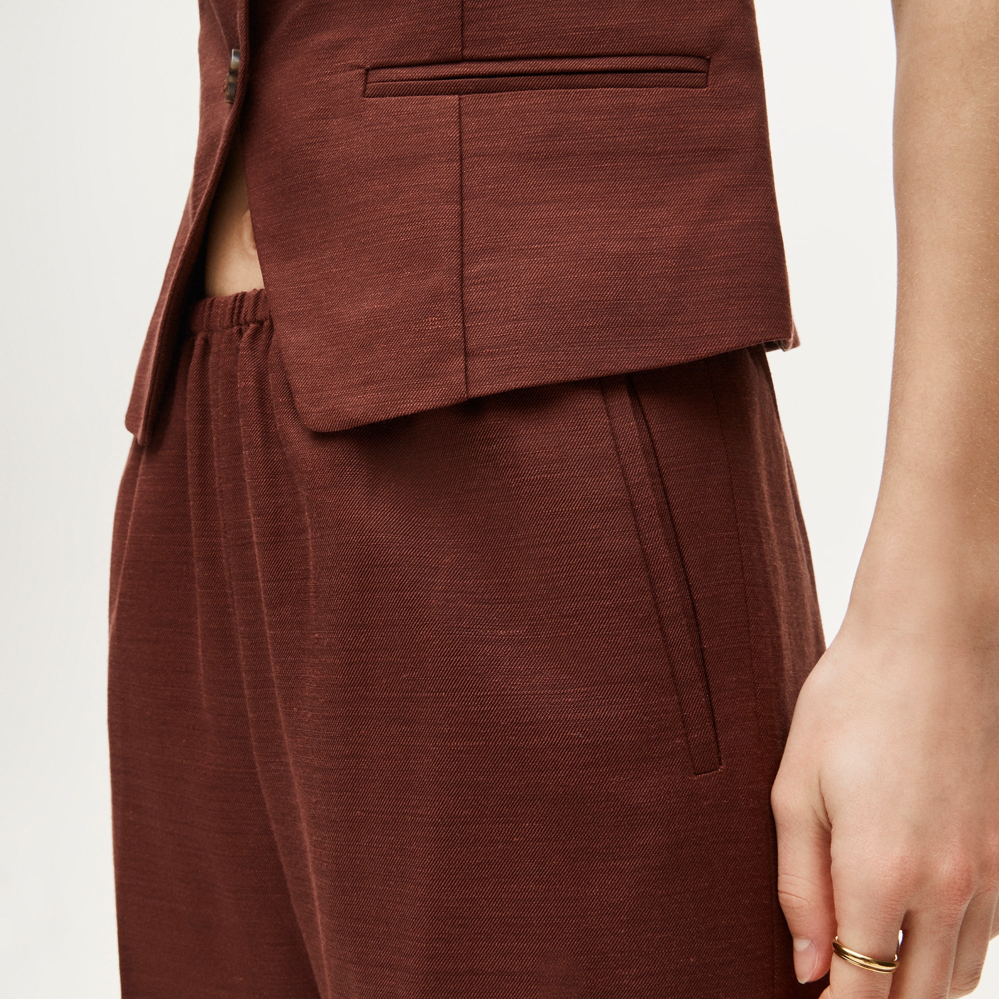 Cosmo pant in Gramercy linen blend