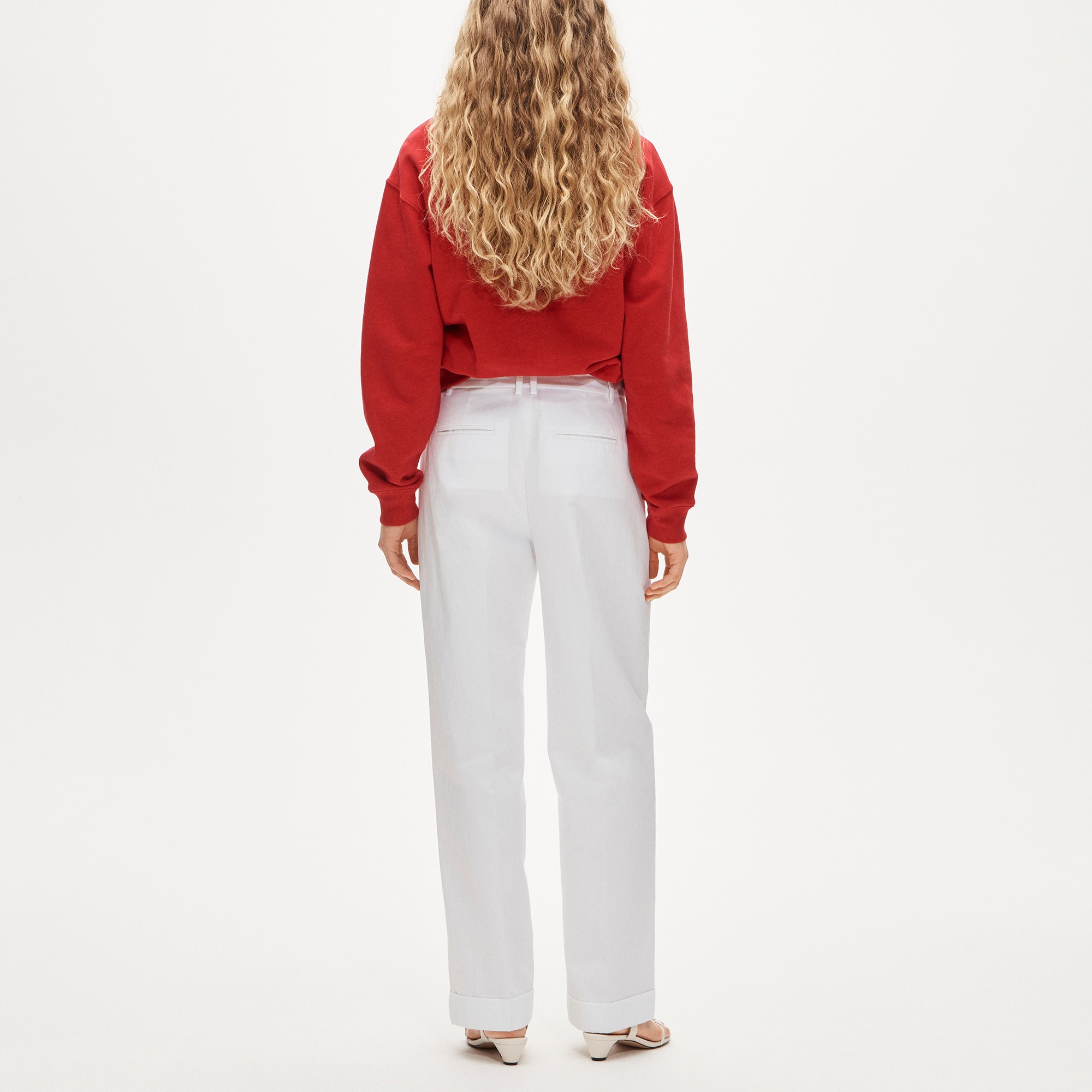 Wide-leg pleated pant - image 5