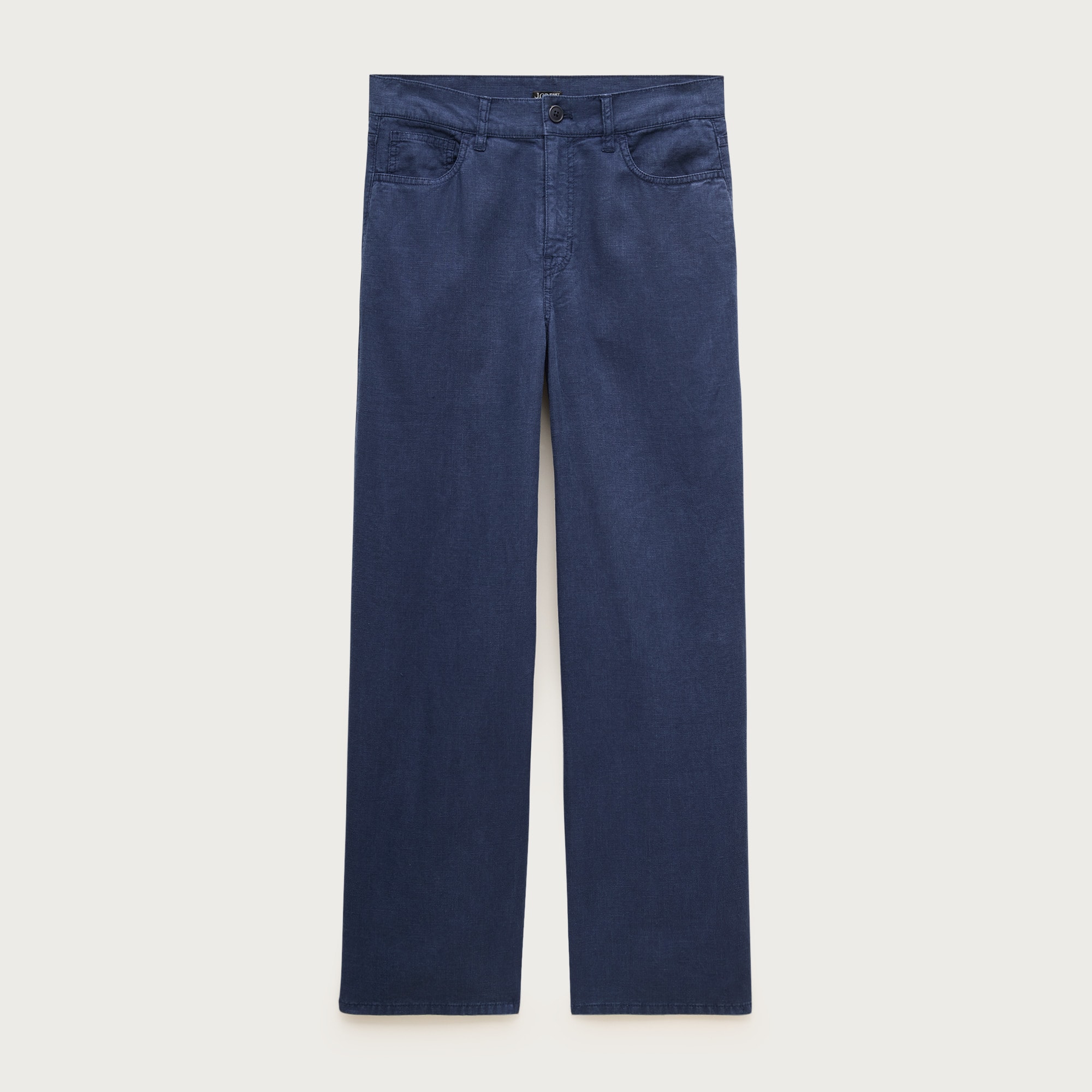 Five-pocket pant in linen blend