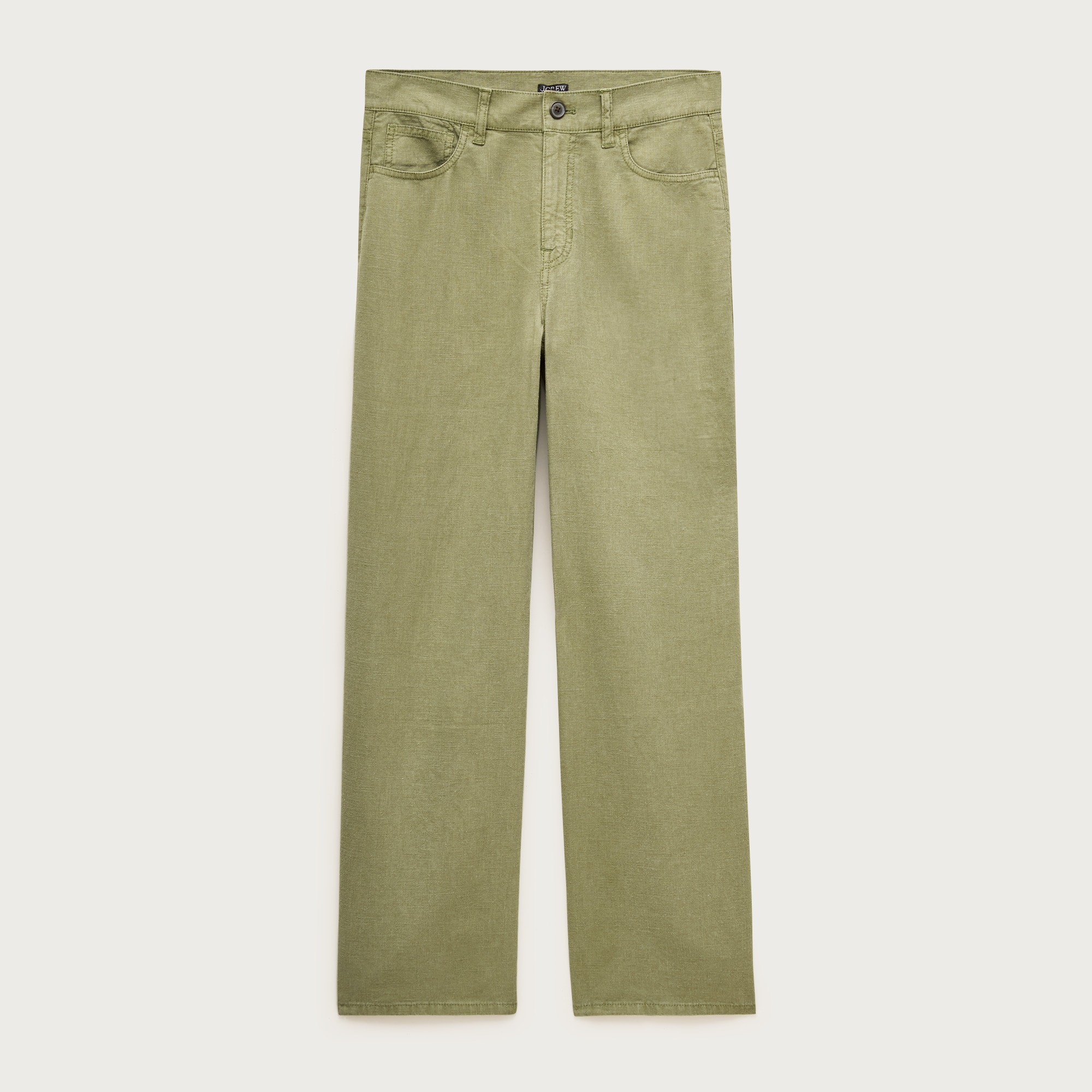Five-pocket pant in linen blend