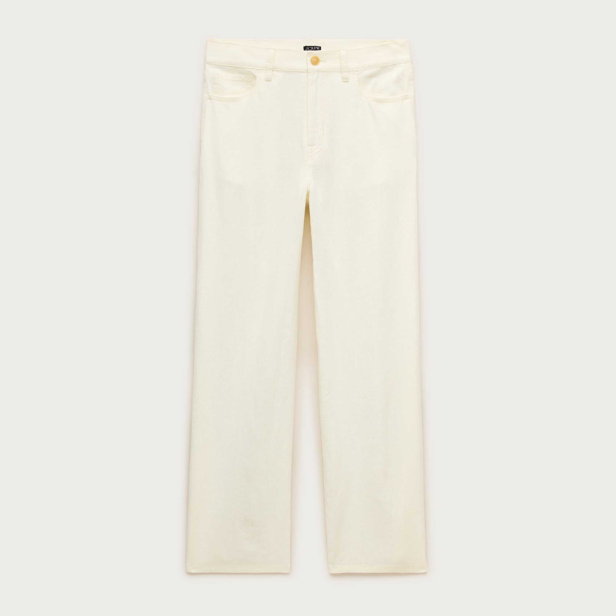 Five-pocket pant in linen blend