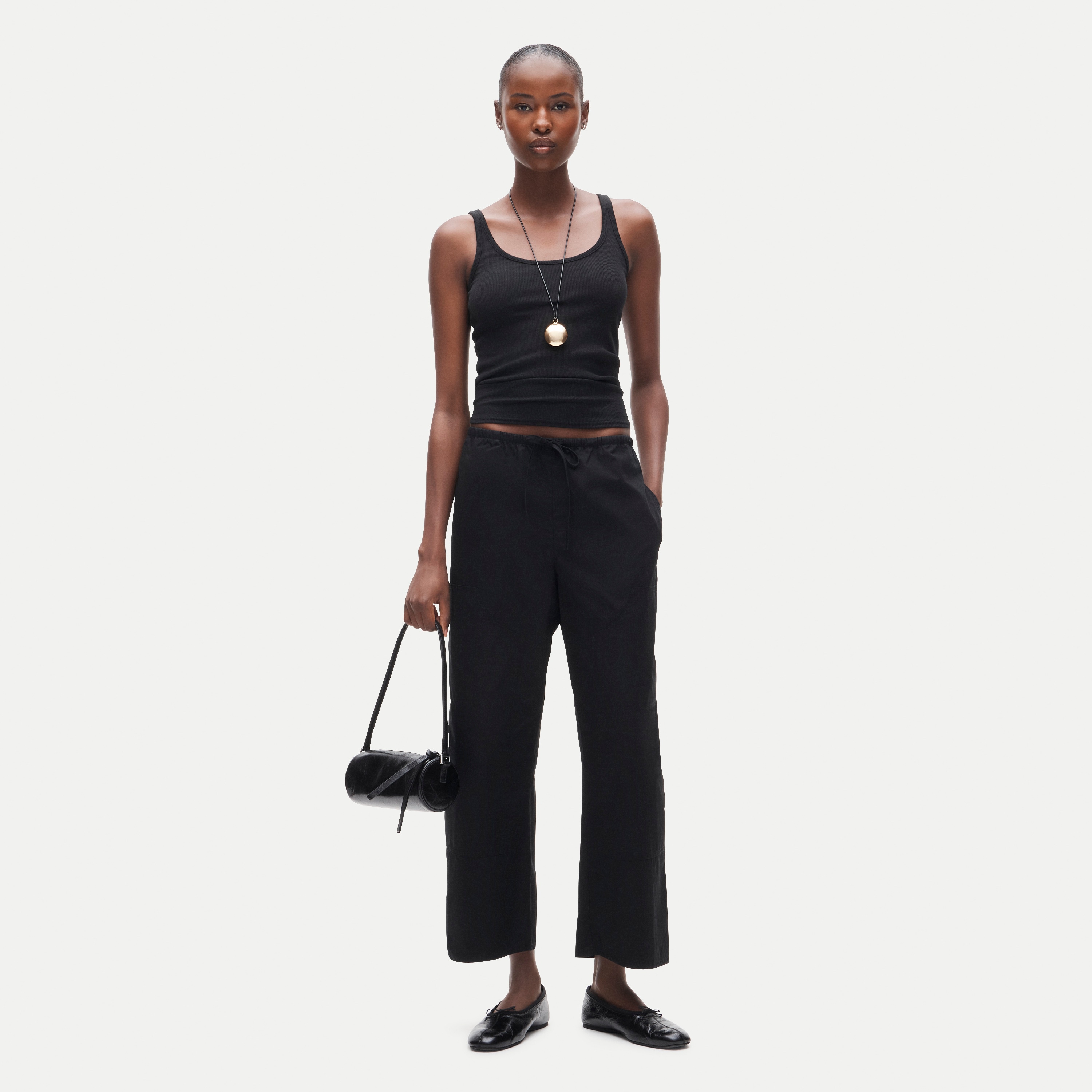 Luna pant in cotton poplin