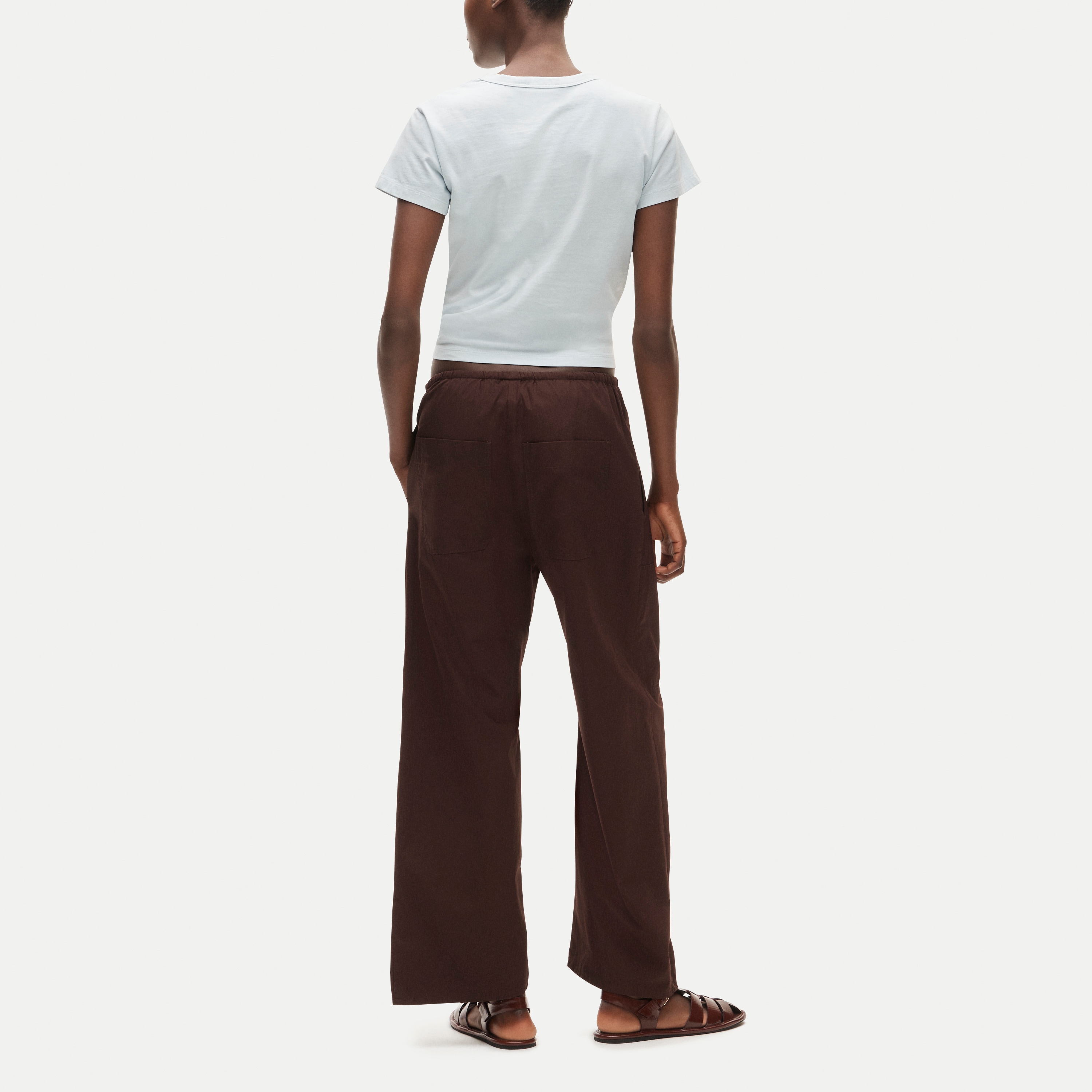 Luna pant in cotton poplin