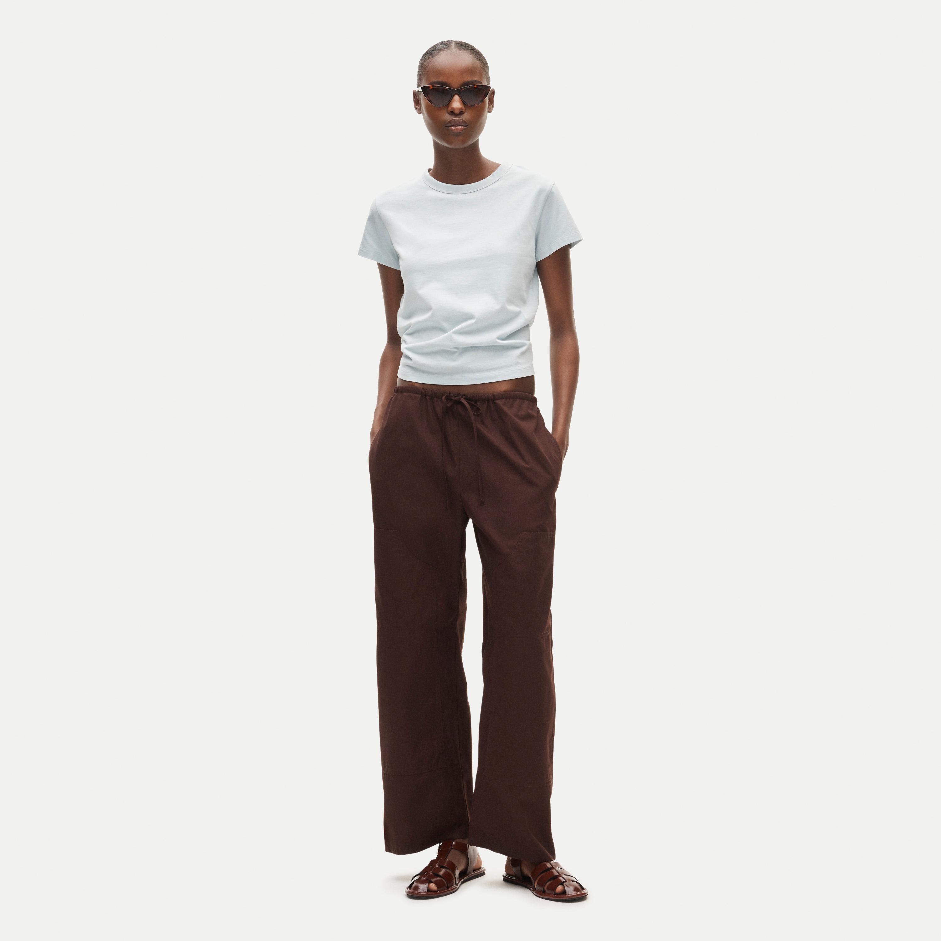 Luna pant in cotton poplin