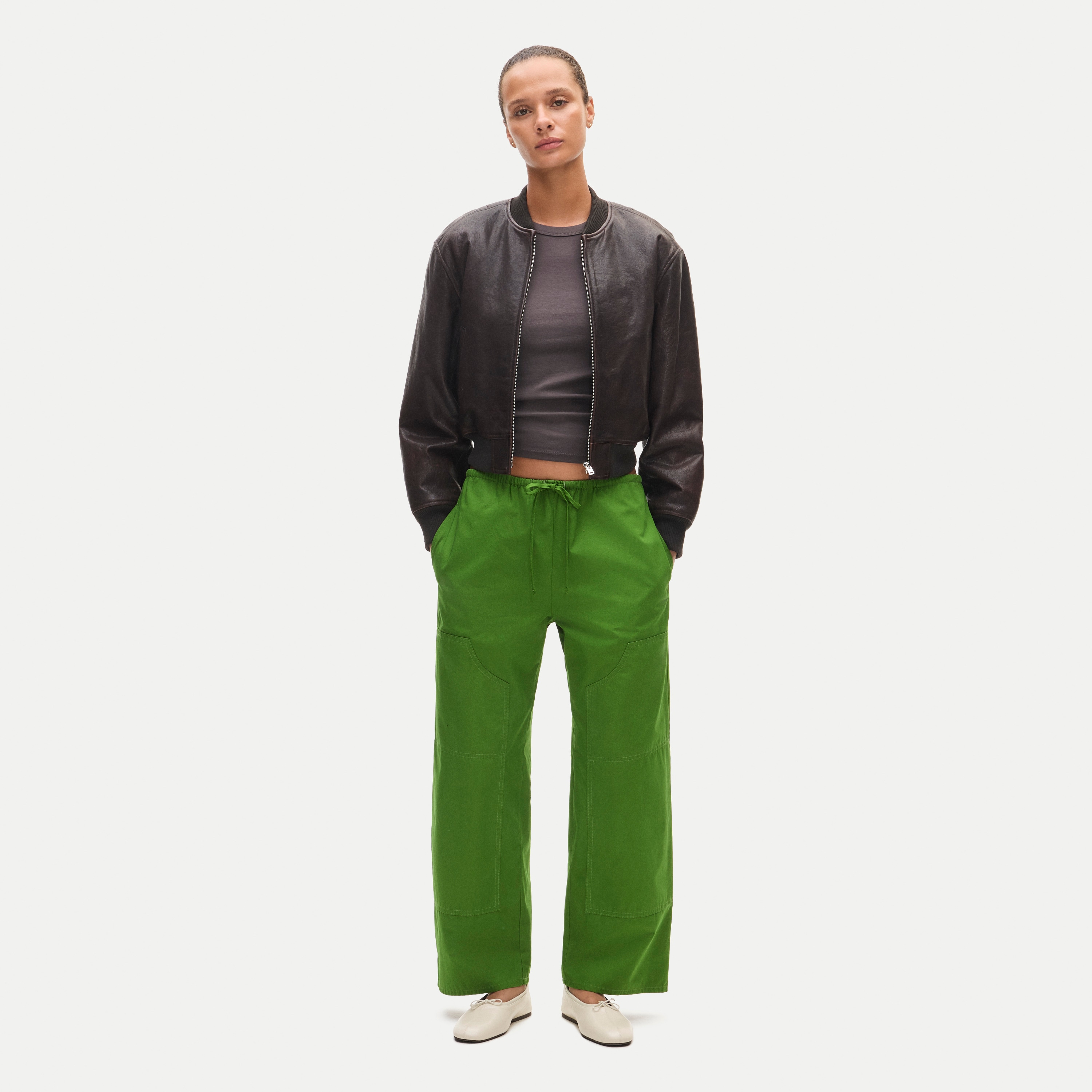 Luna pant in cotton poplin