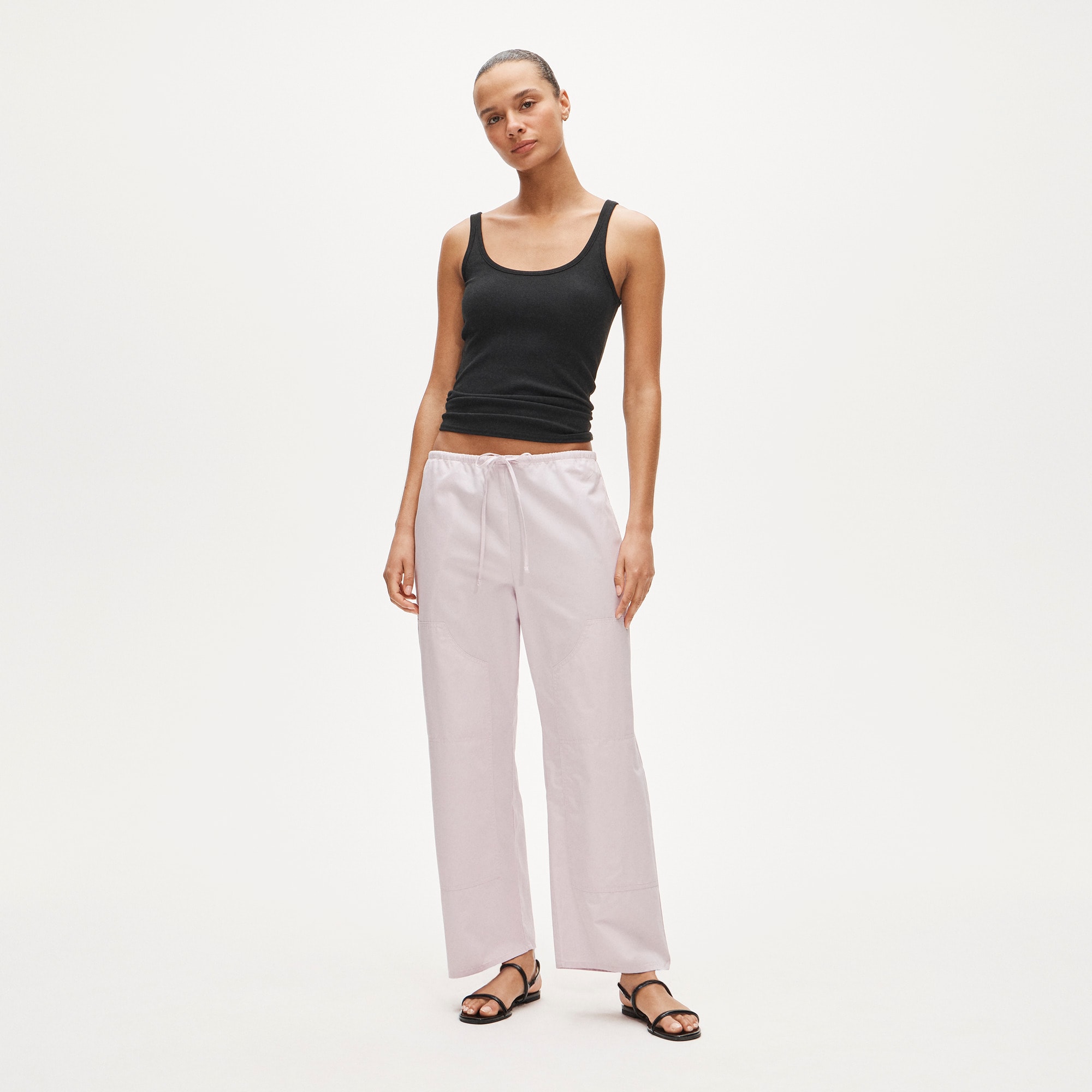Petite Luna pant in cotton poplin