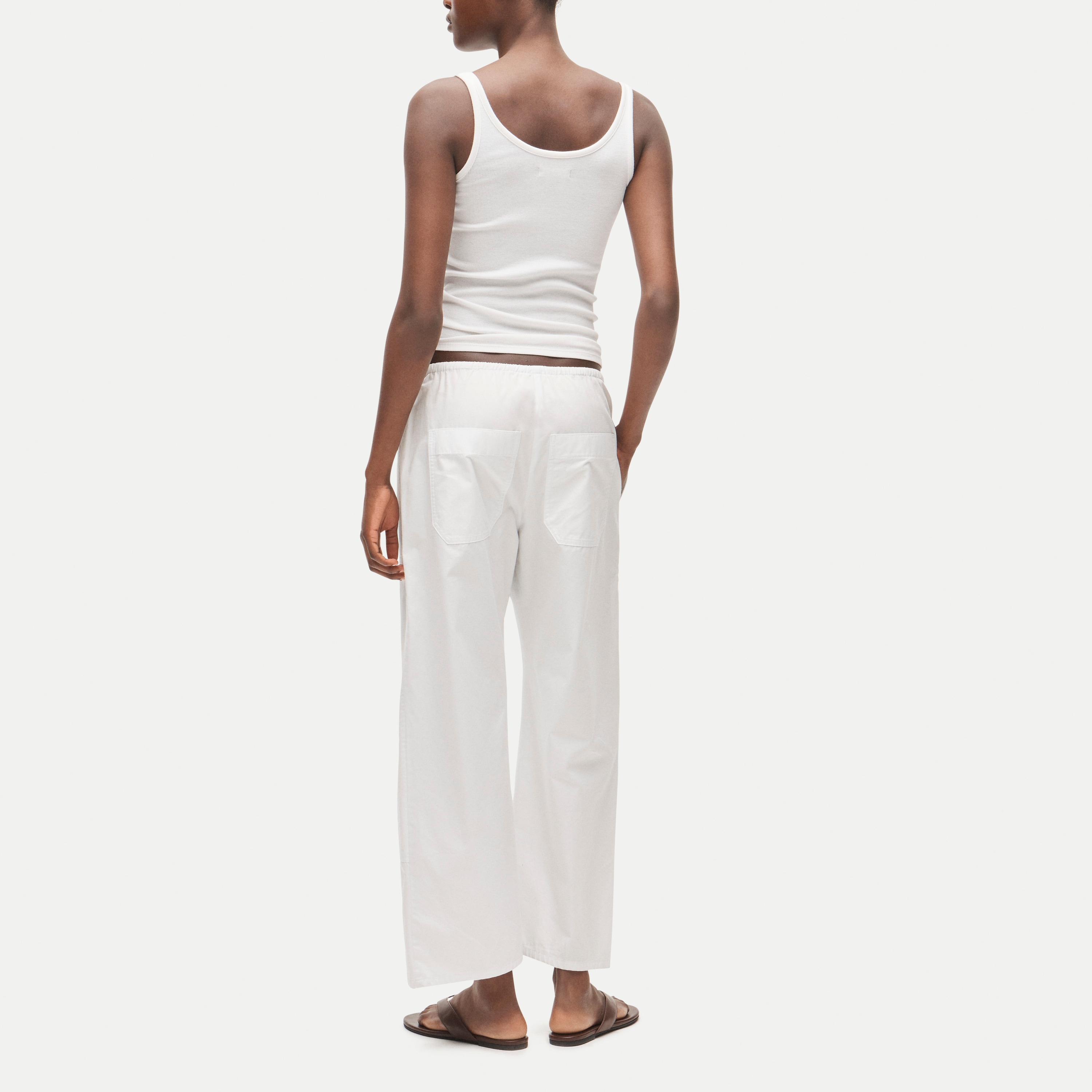 Cosmo Cropped Pant In Textured Satin For Women | J.Crew