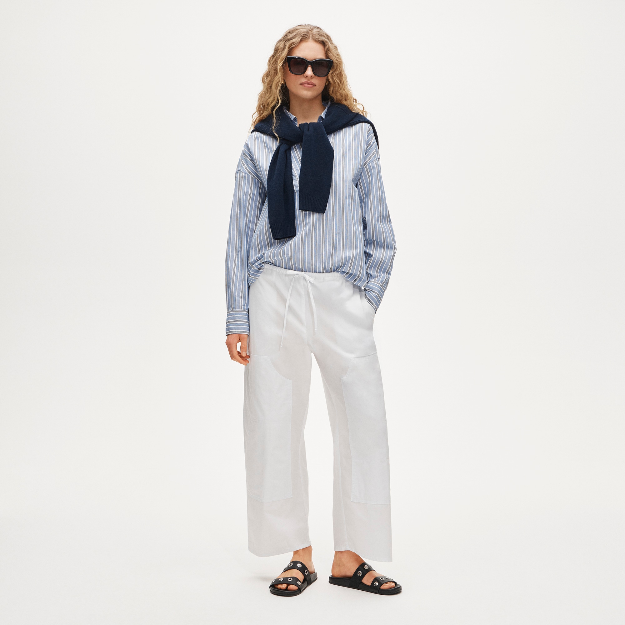 Luna pant in cotton poplin - image 2