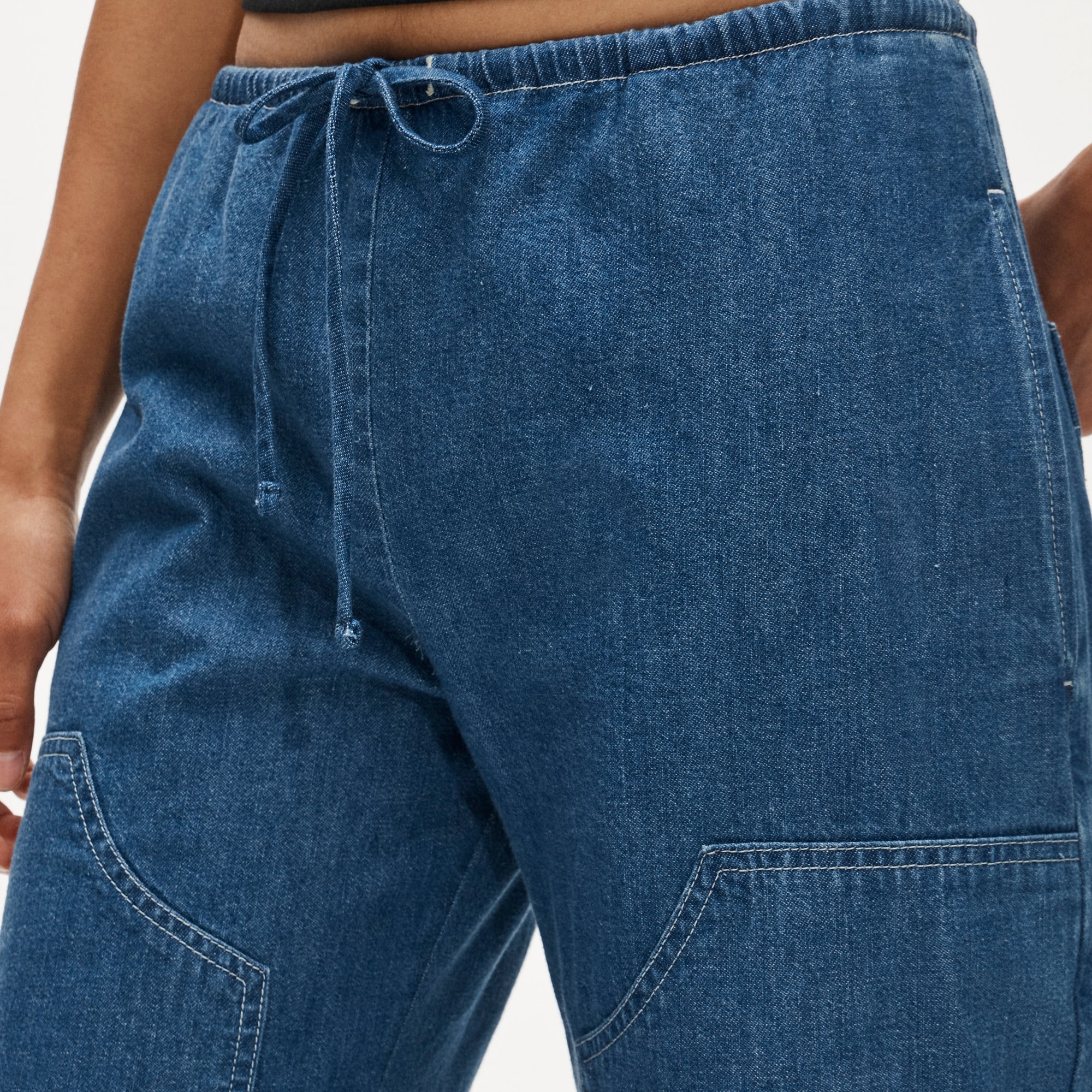 Luna pant in chambray - image 4