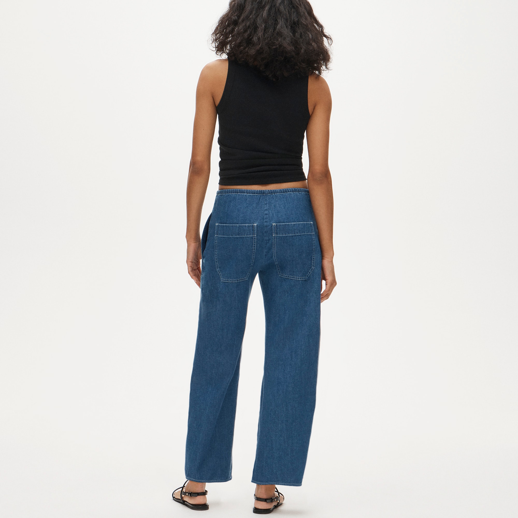 Luna pant in chambray - image 5