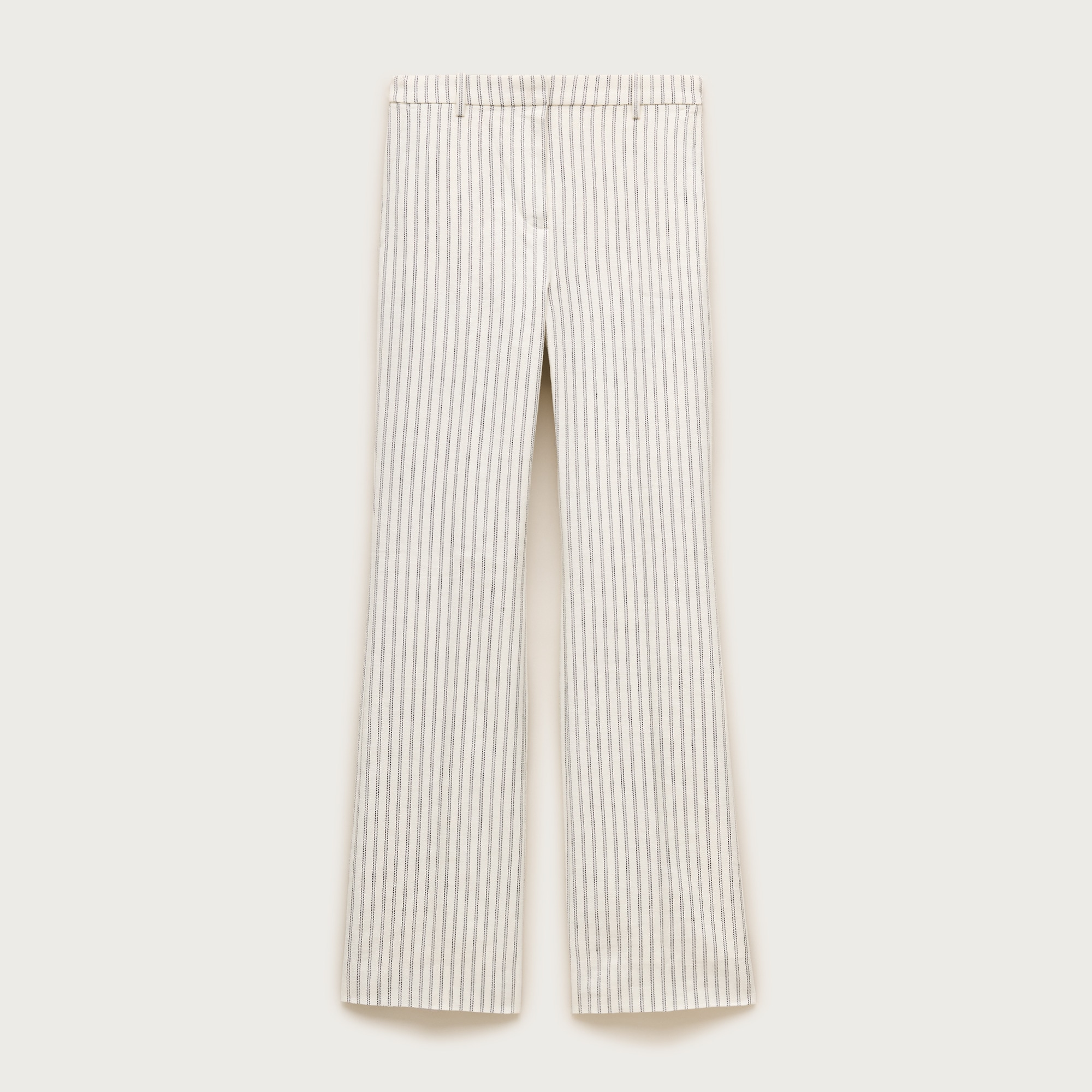 Kaya pant in striped stretch linen blend