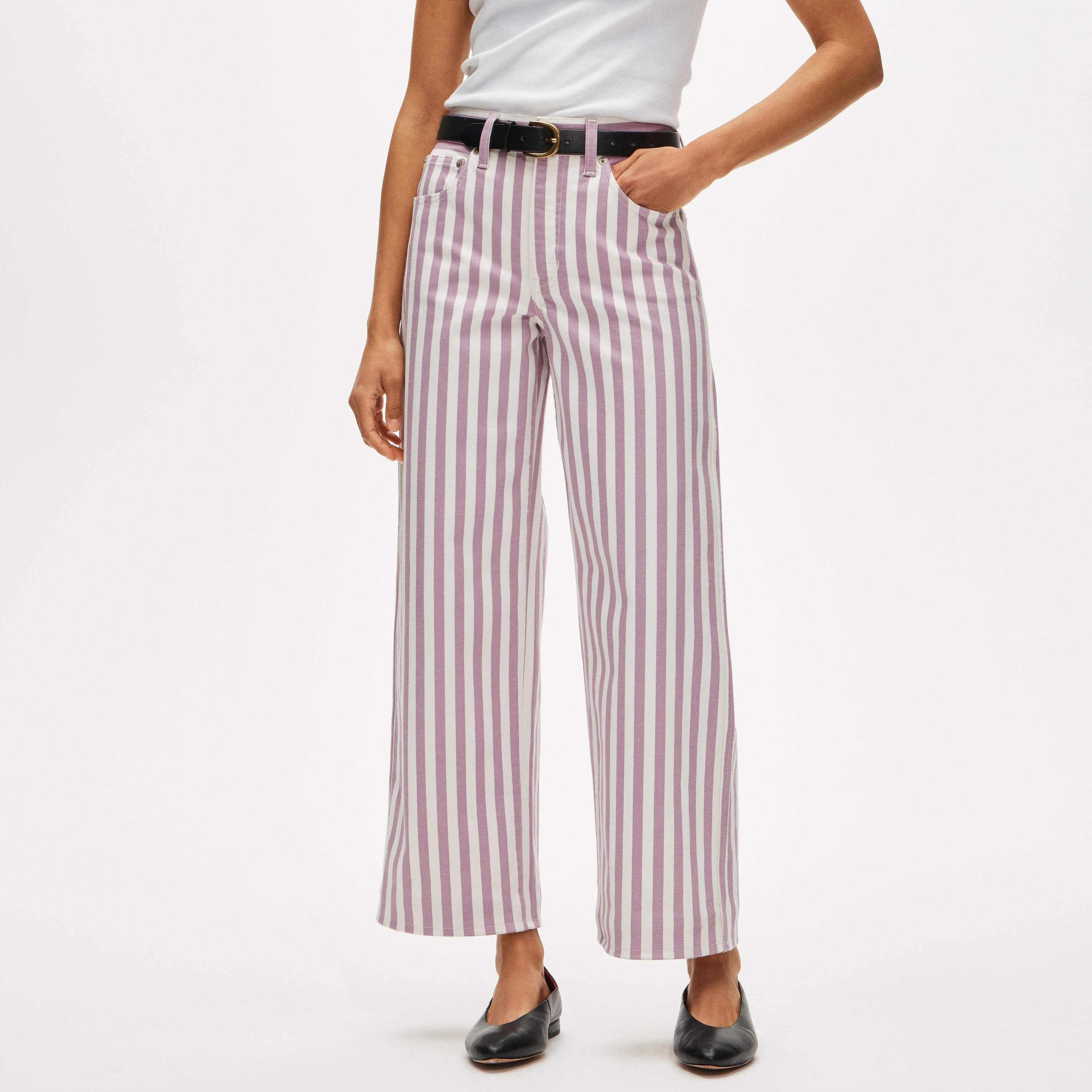 Everyday wide-leg ankle jean in stretch - image 3