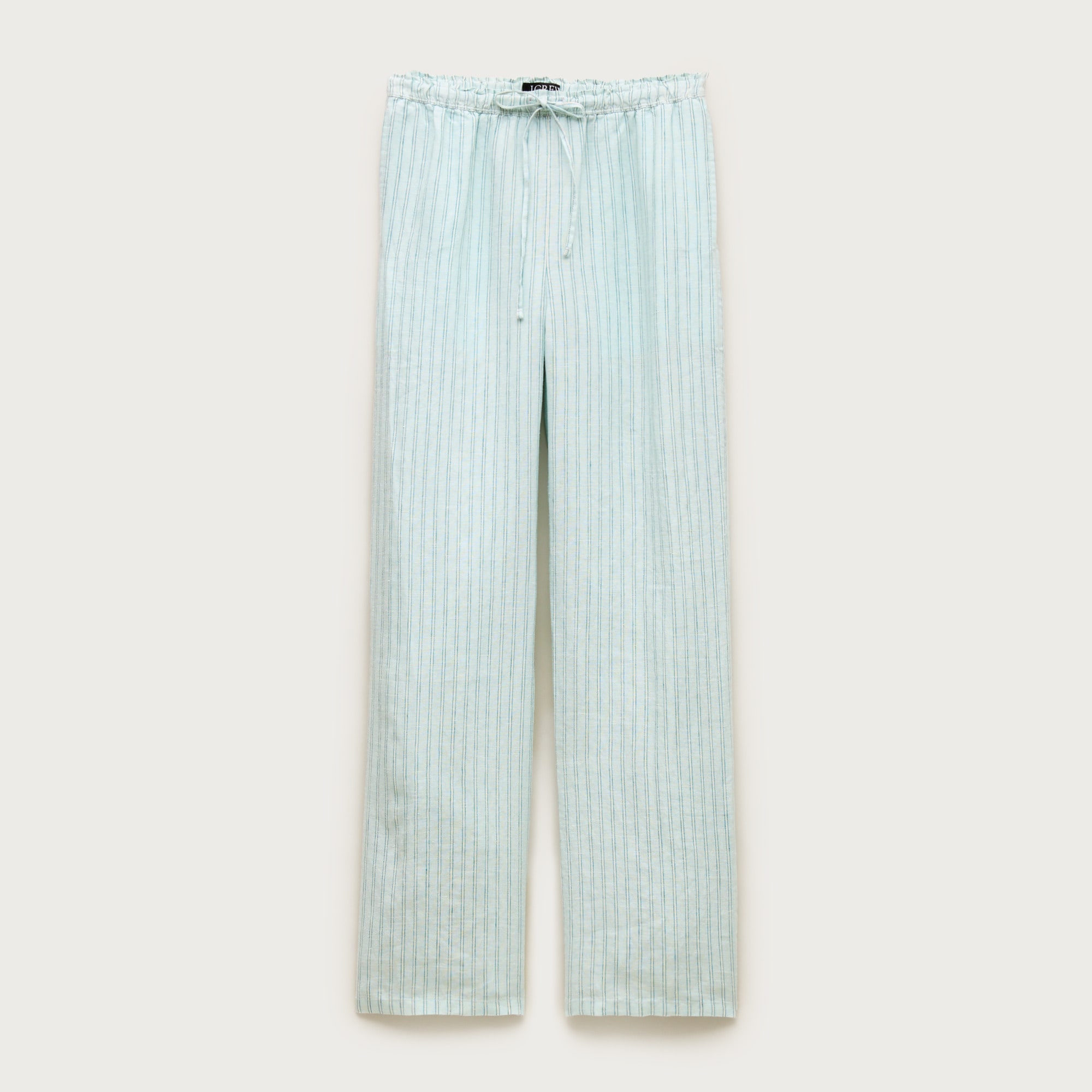 Soleil pant in striped linen