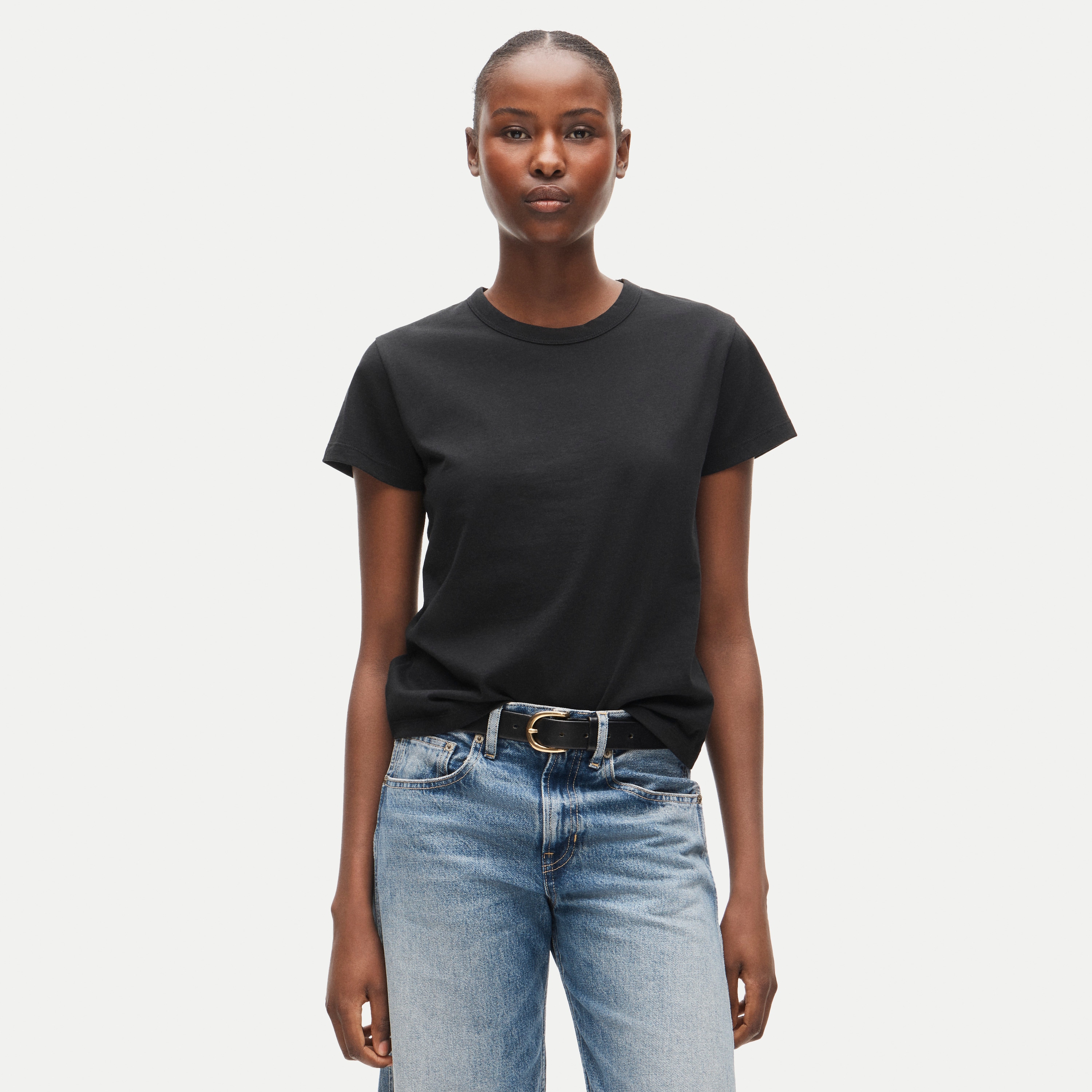 Boyfriend jersey classic-fit T-shirt