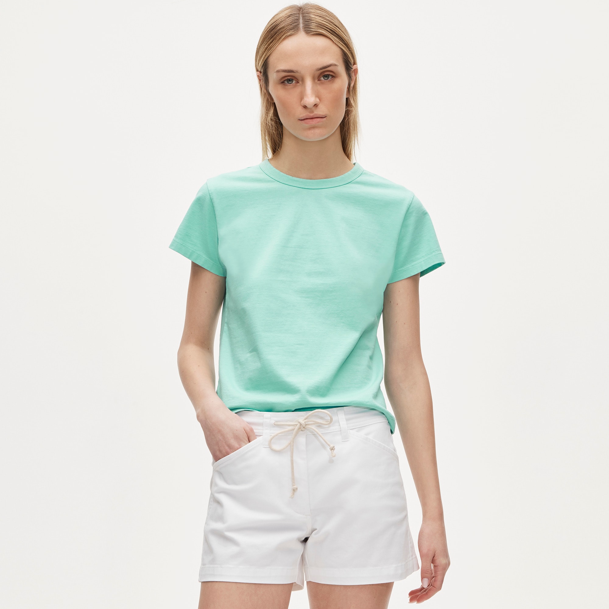 Boyfriend jersey classic-fit T-shirt