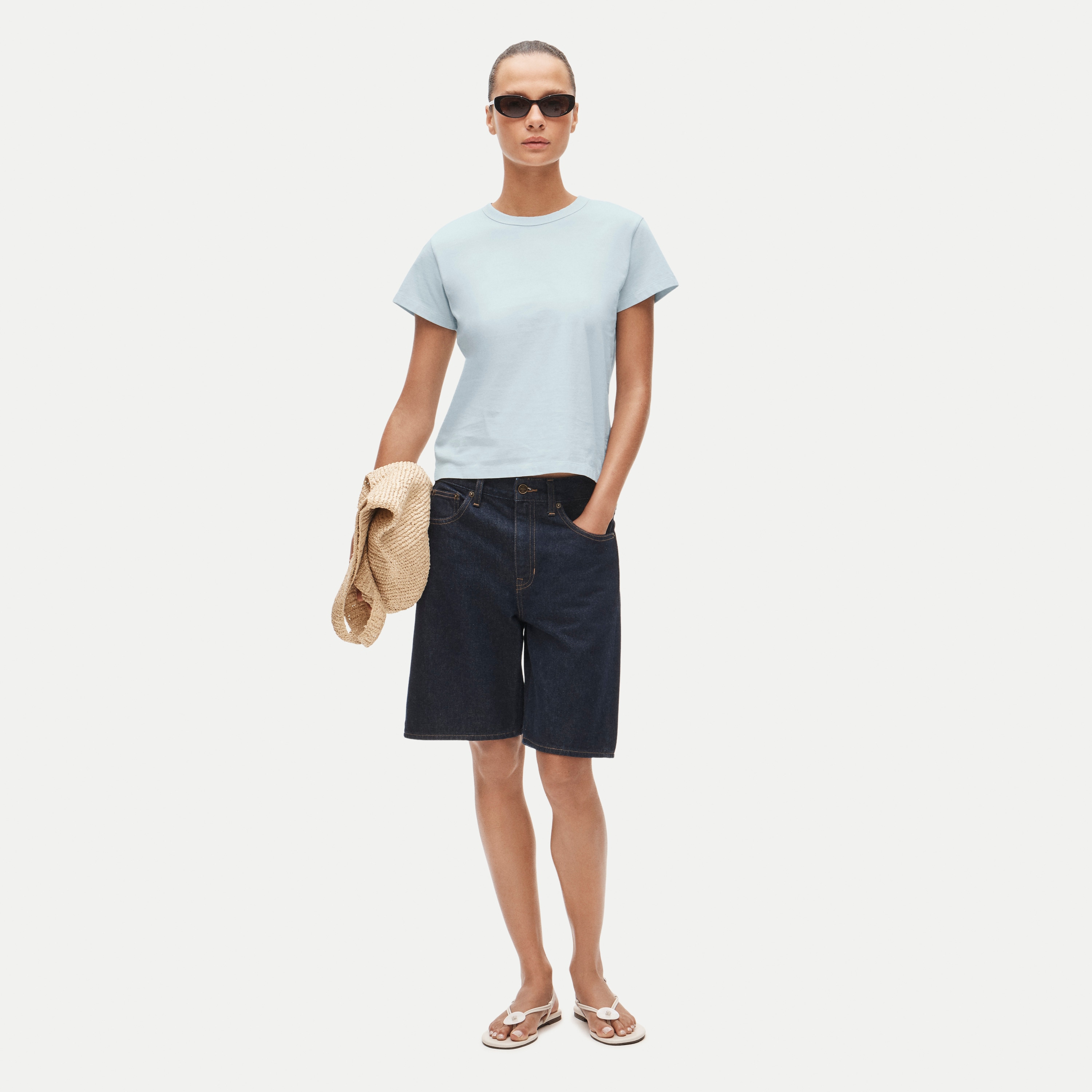 Boyfriend jersey classic-fit T-shirt - thumbnail 10