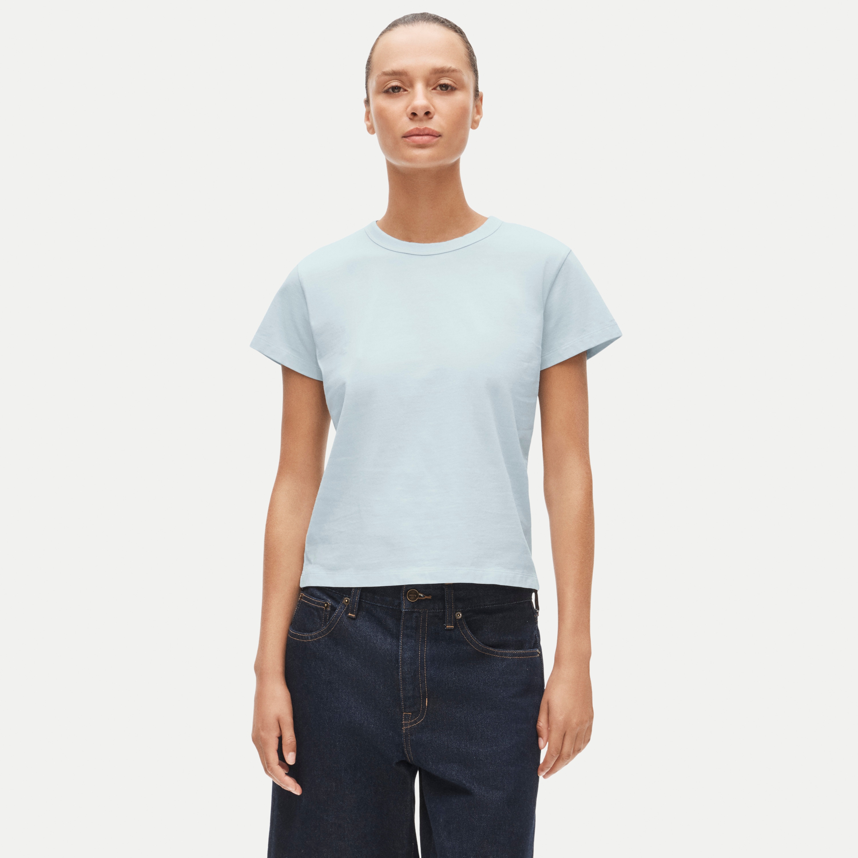 Boyfriend jersey classic-fit T-shirt