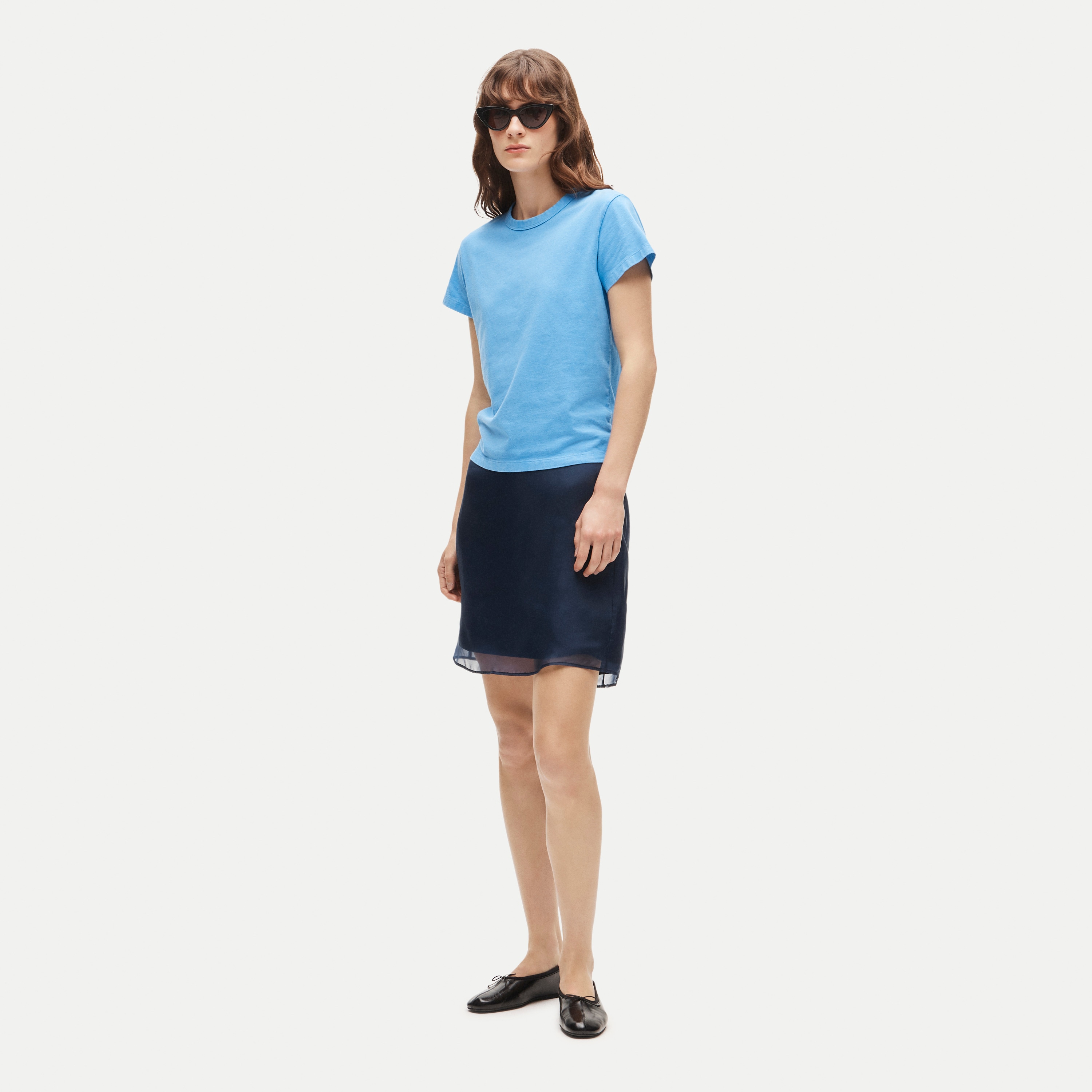 Boyfriend jersey classic-fit T-shirt - thumbnail 2
