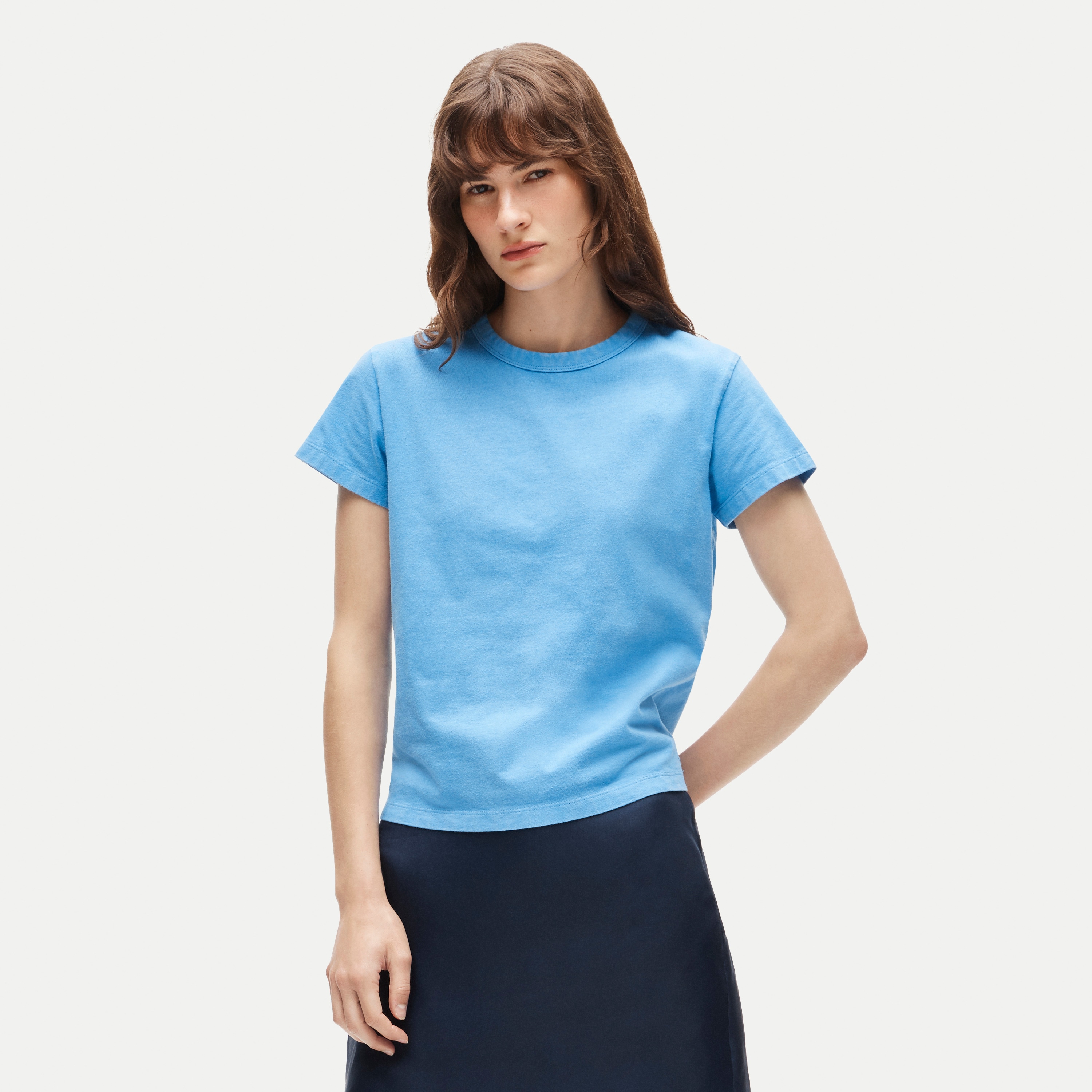 Boyfriend jersey classic-fit T-shirt