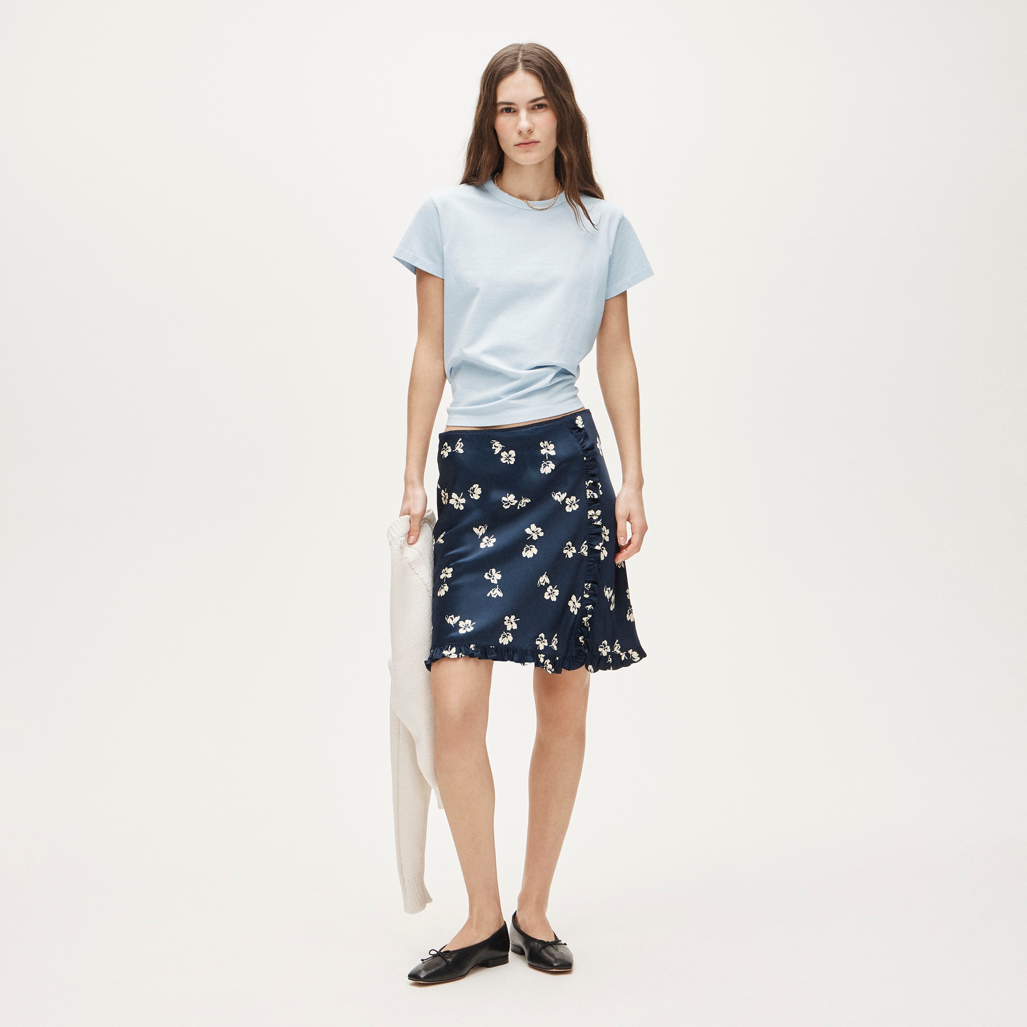 Boyfriend jersey classic-fit T-shirt