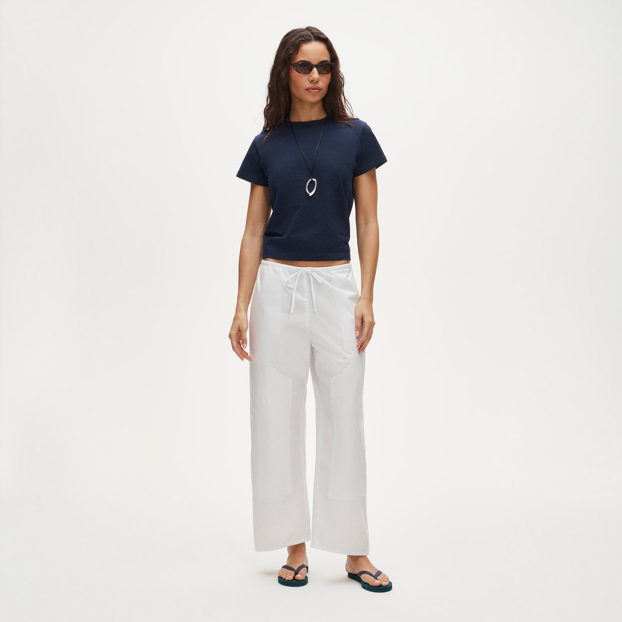 Boyfriend jersey classic-fit T-shirt