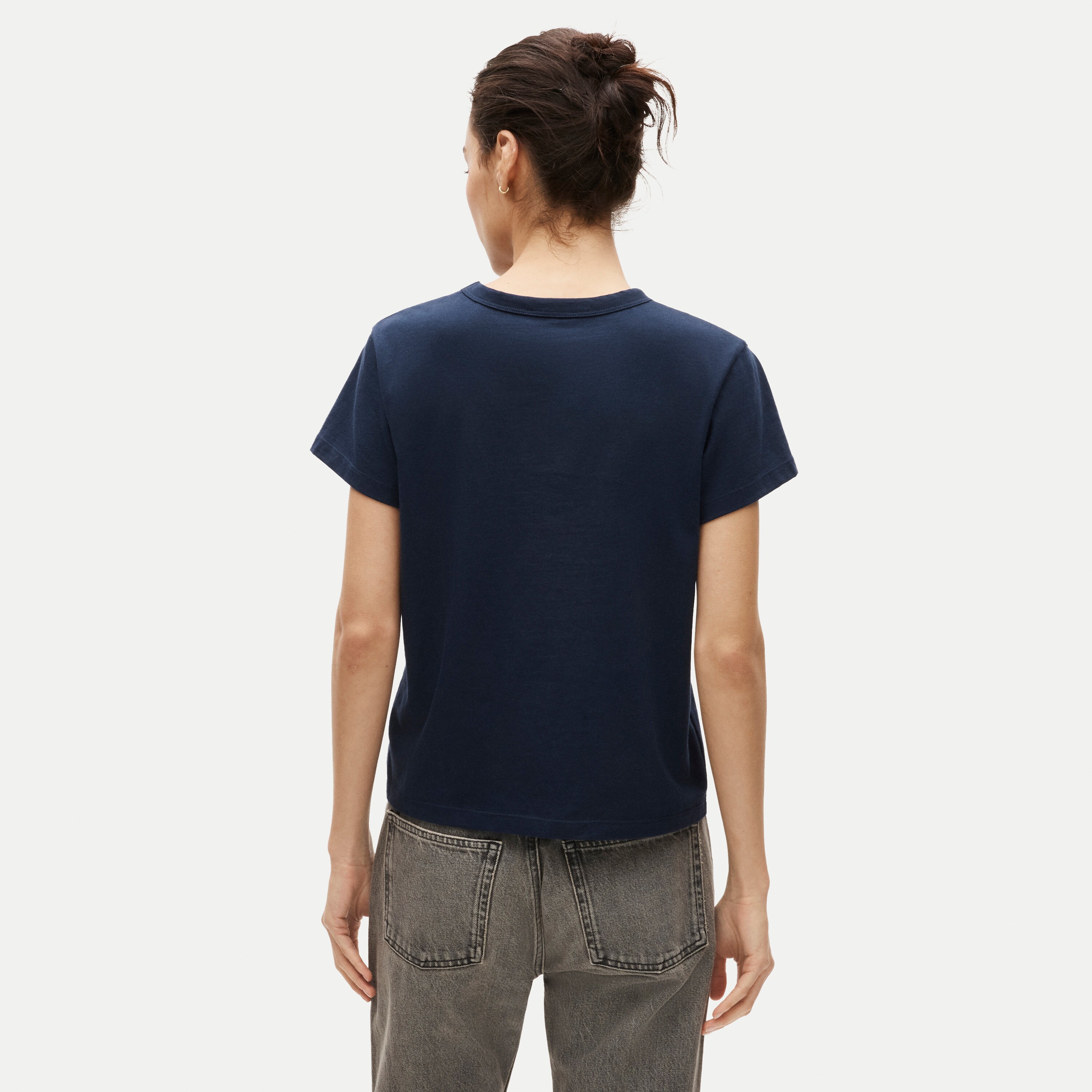 Boyfriend jersey classic-fit T-shirt